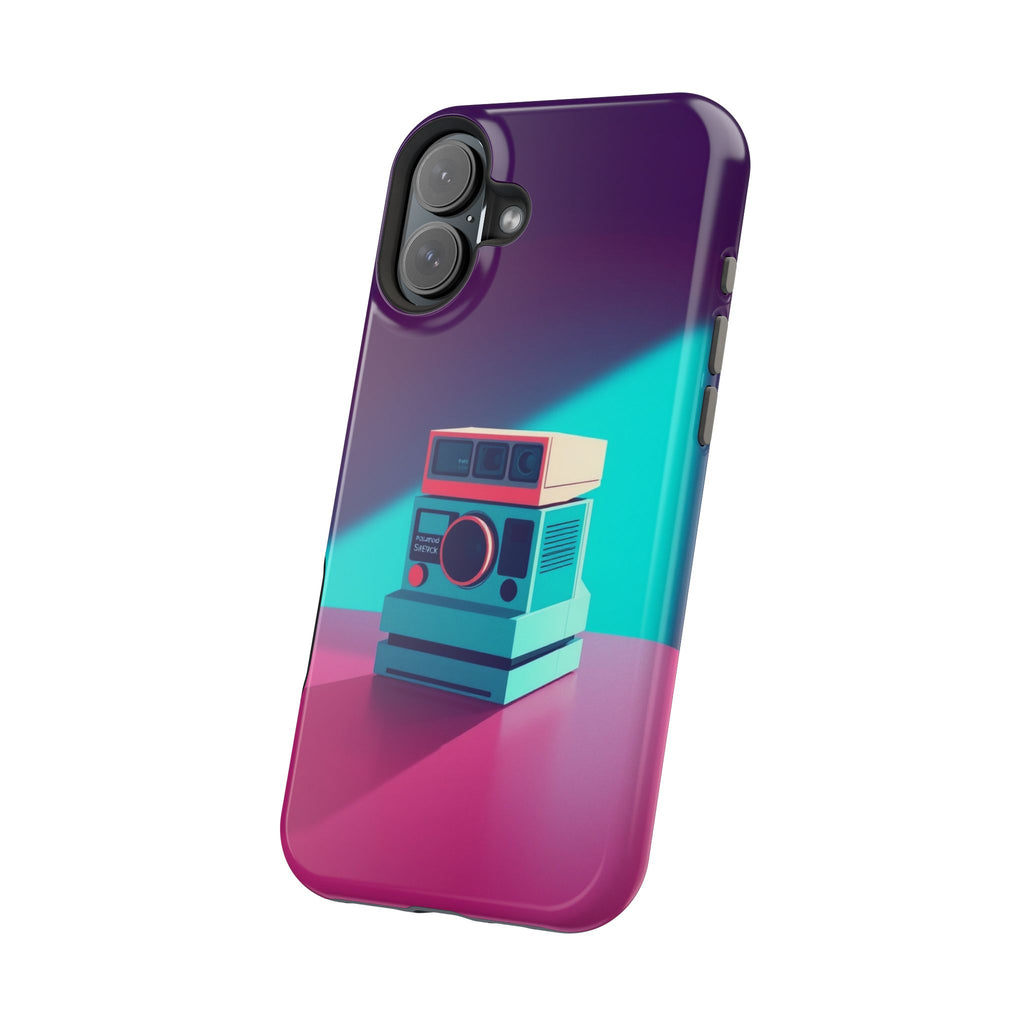 iPhone Polaroid Stack Memory Pop Art Bold Slim Everyday Designer Case · iPhone C