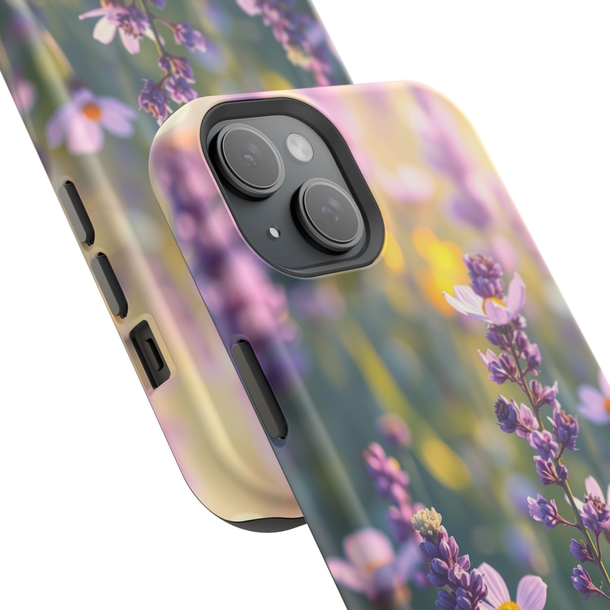 iPhone Lavender And Pearl Wildflower Field Slim iPhone Everyday · iPhone Case