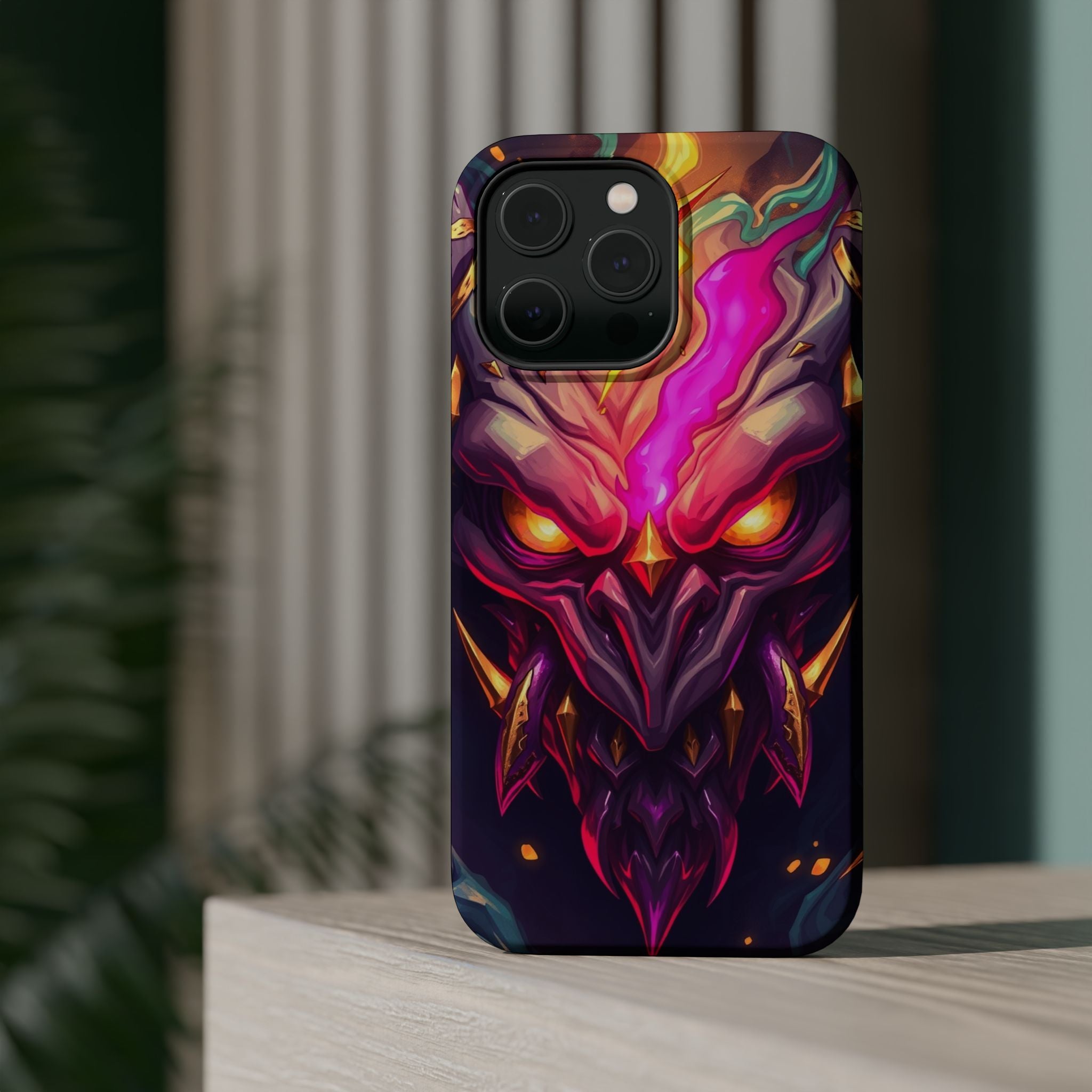 iPhone Chaos Goblin Energy Gold Foil Luxury Slim Everyday Designer Case · iPhone