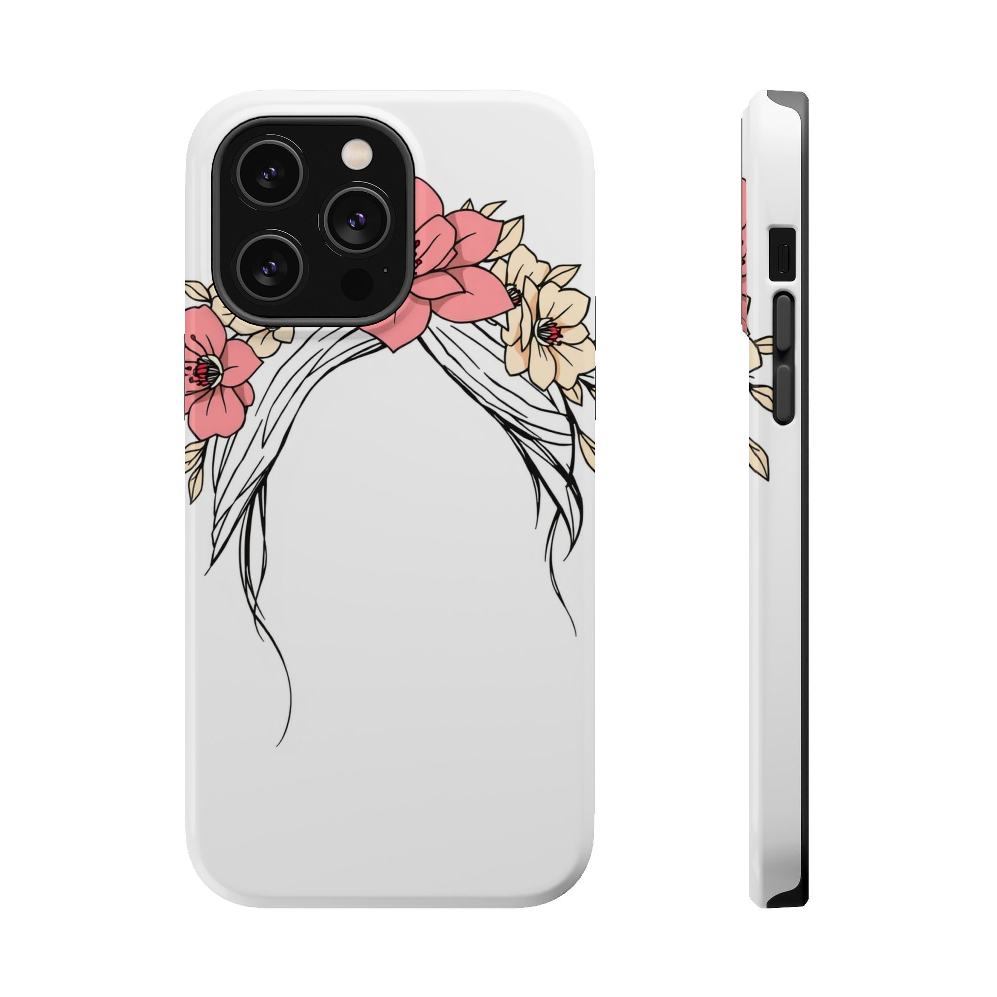 iPhone Floral Crown Electric Art Bold Modern Everyday Snap Case · iPhone Case