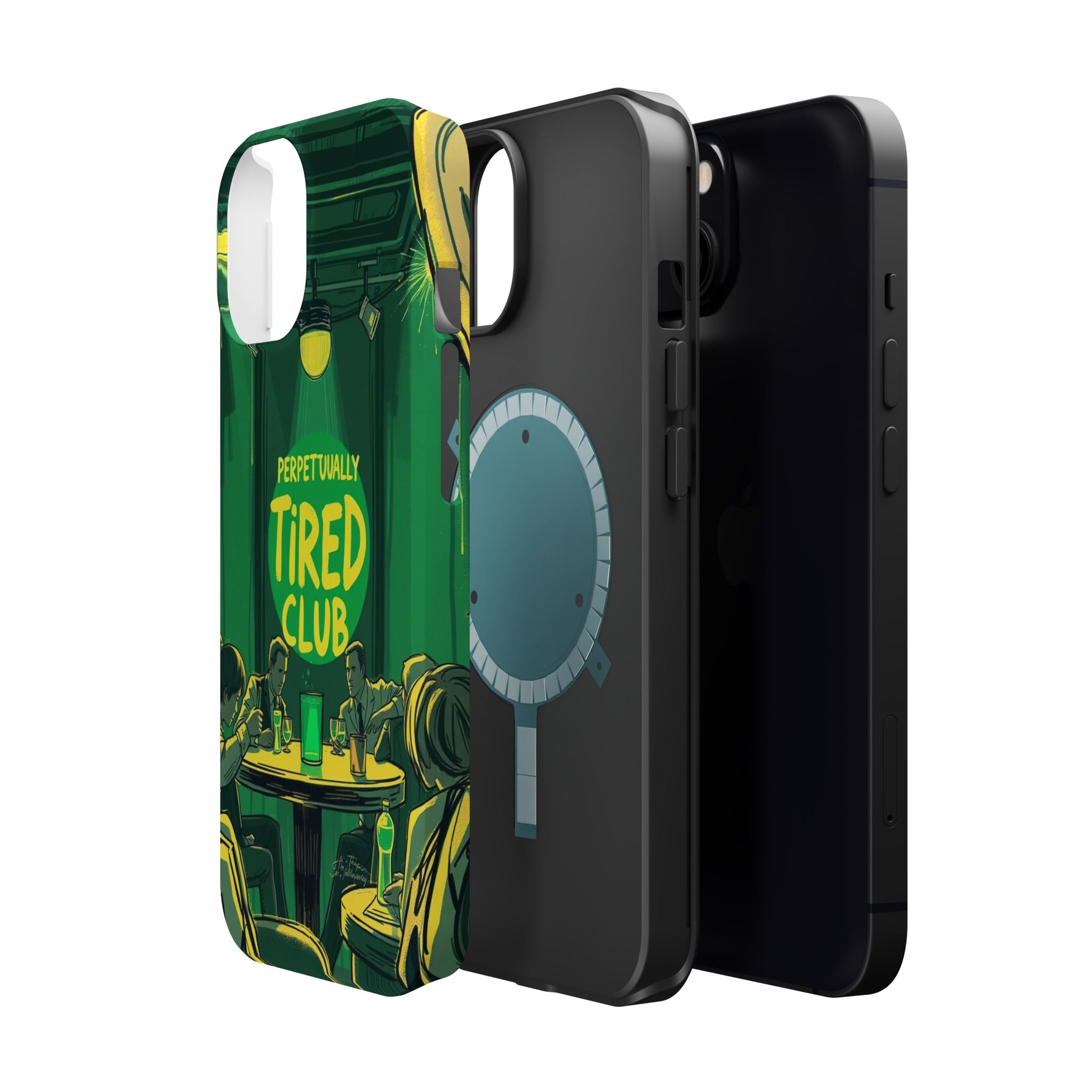 iPhone Radiant Perpetually Tired Club Design Slim Everyday Designer Case · iPhon