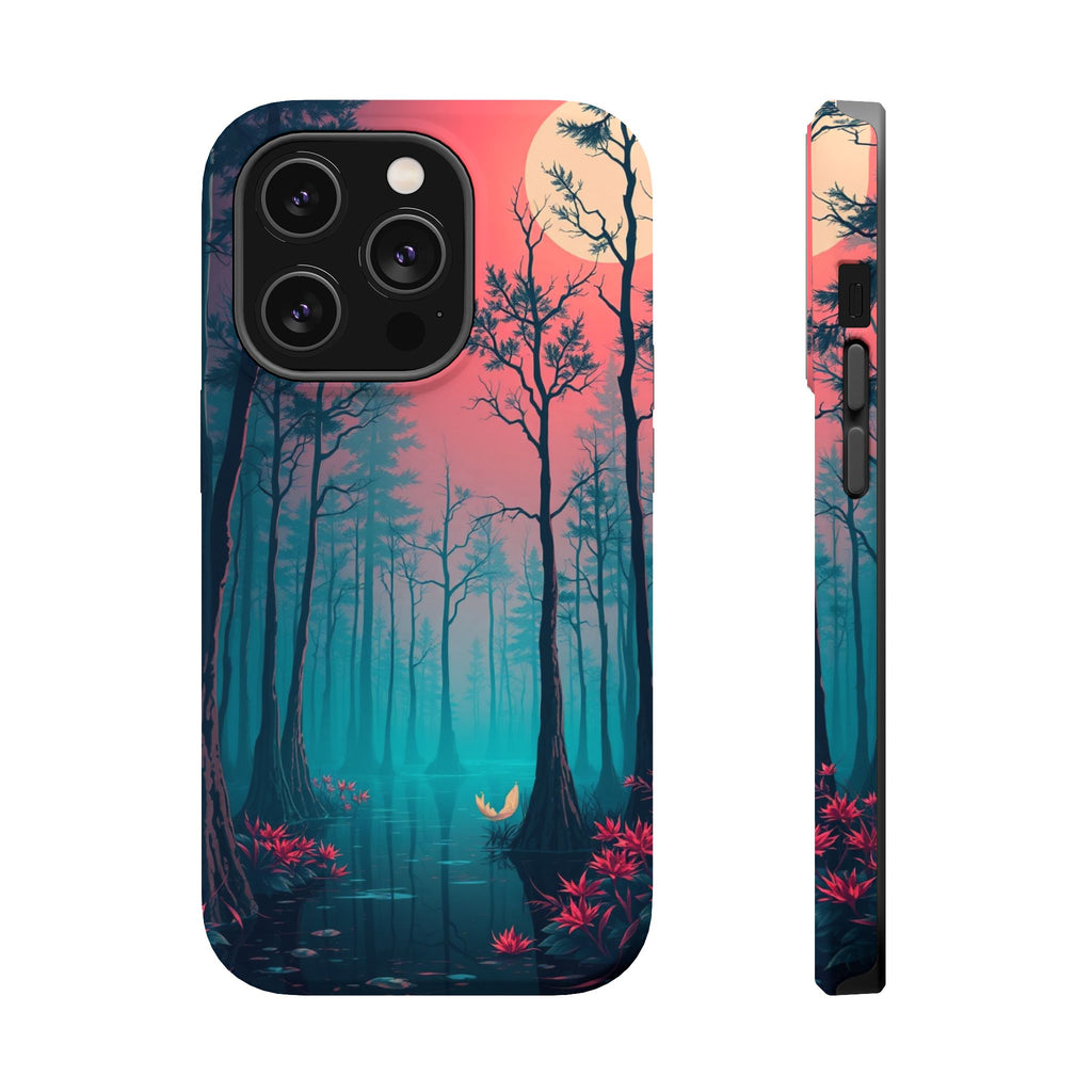 iPhone Earthy Cypress Swamp Design 18 Slim Everyday Designer Case · iPhone Case