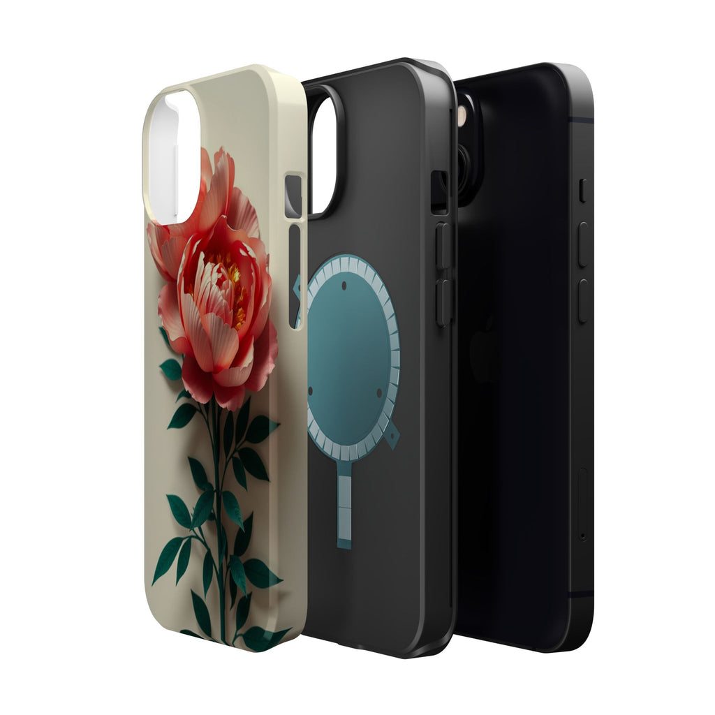 iPhone Emerald Green And Gold Peony Bouquet Slim iPhone Everyday · iPhone Case