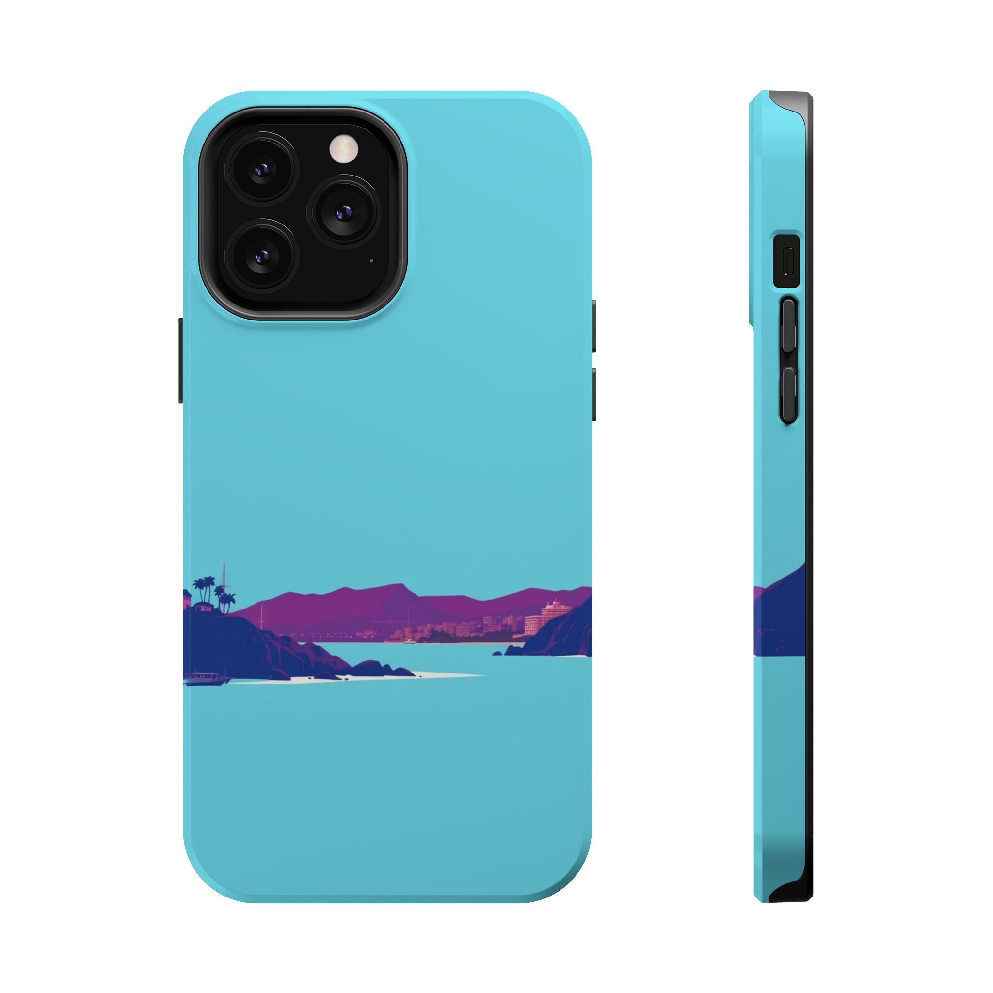 iPhone Hibiscus Coast Mystic Art Bold Modern Everyday Snap Case · iPhone Case