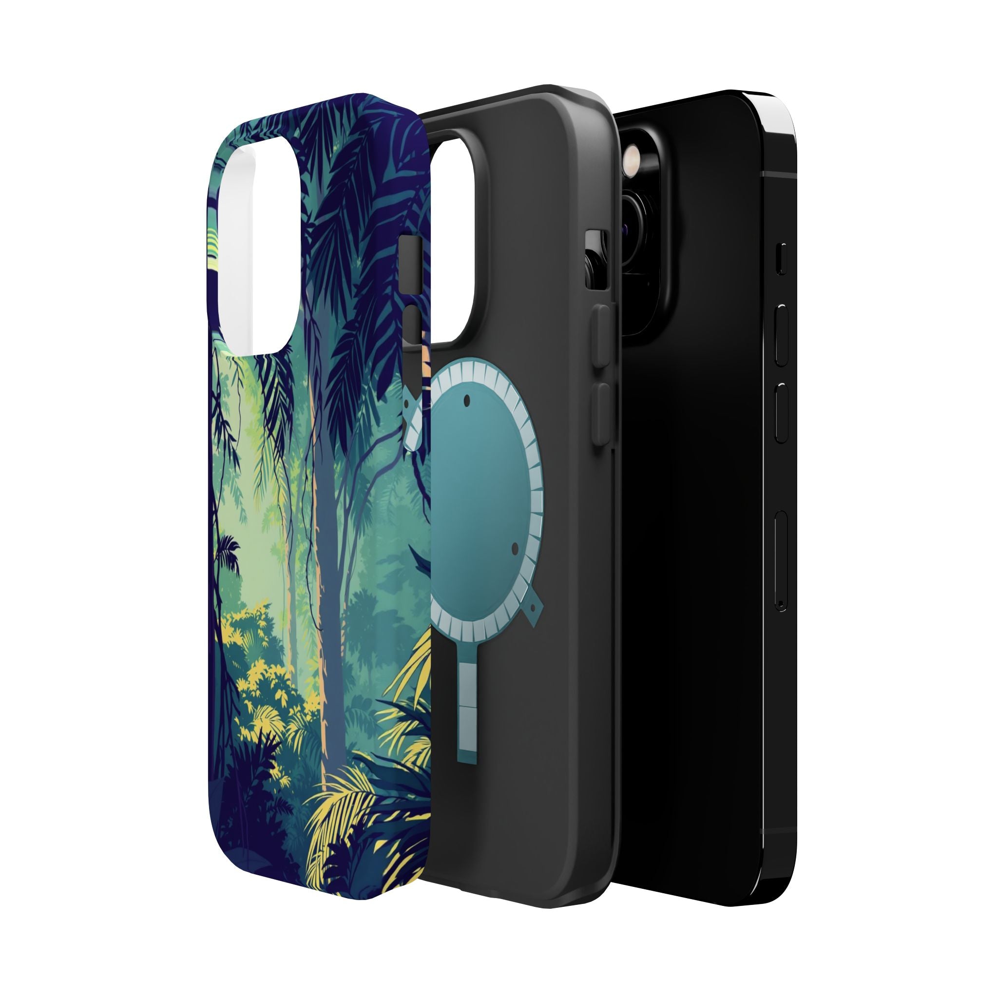iPhone Mint And Blush Rainforest Canopy Slim Everyday iPhone Designer · iPhone C