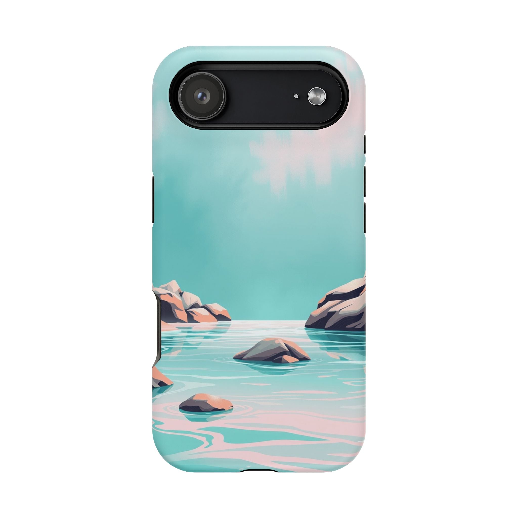 iPhone Vibrant Tidal Pool Design Bold Modern Everyday Snap Case · iPhone Case