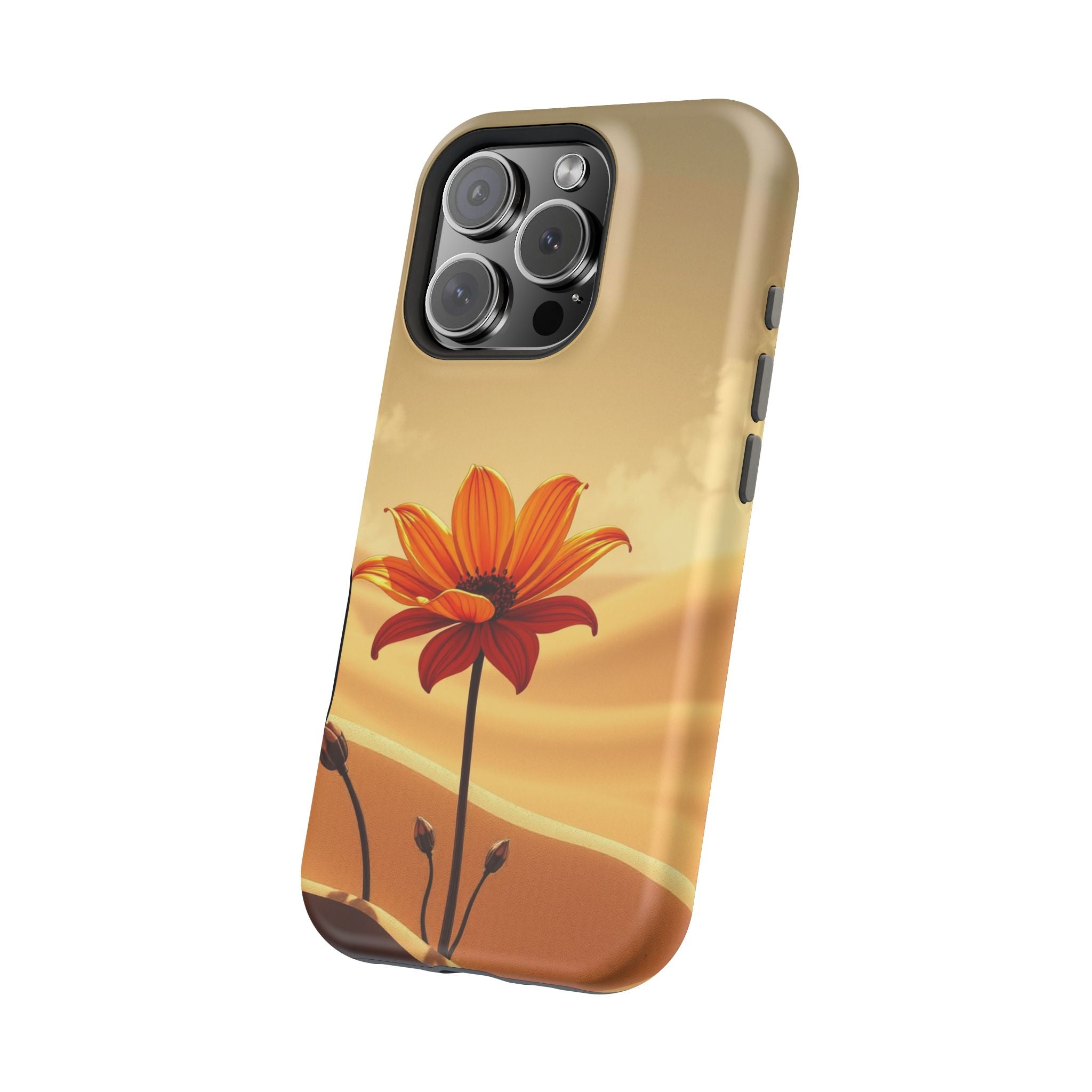 iPhone Neon Floral Dark Gothic Ink Bold Modern Everyday Snap Case · iPhone Case
