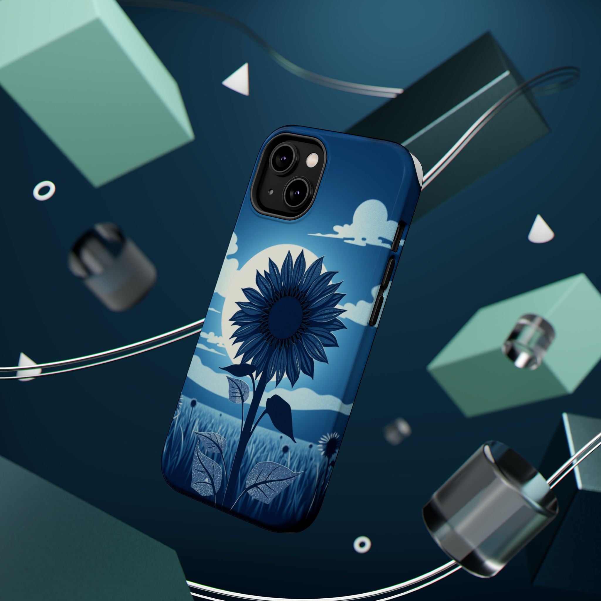 iPhone Sunflower Prairie Paper Cut Art Slim Everyday Designer Case · iPhone Case