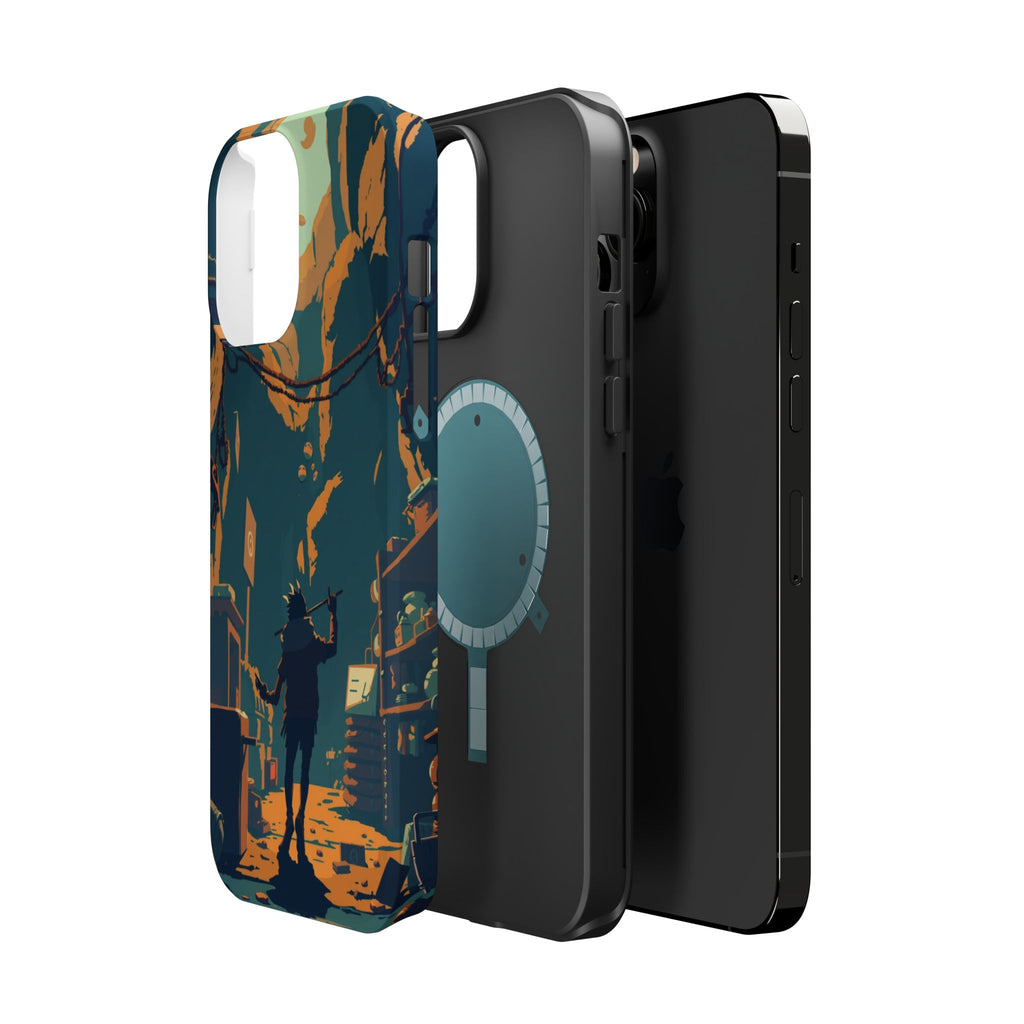 iPhone Mustard And Rust Unhinged in a Cute Way Soft Finish Everyday Case · iPhon