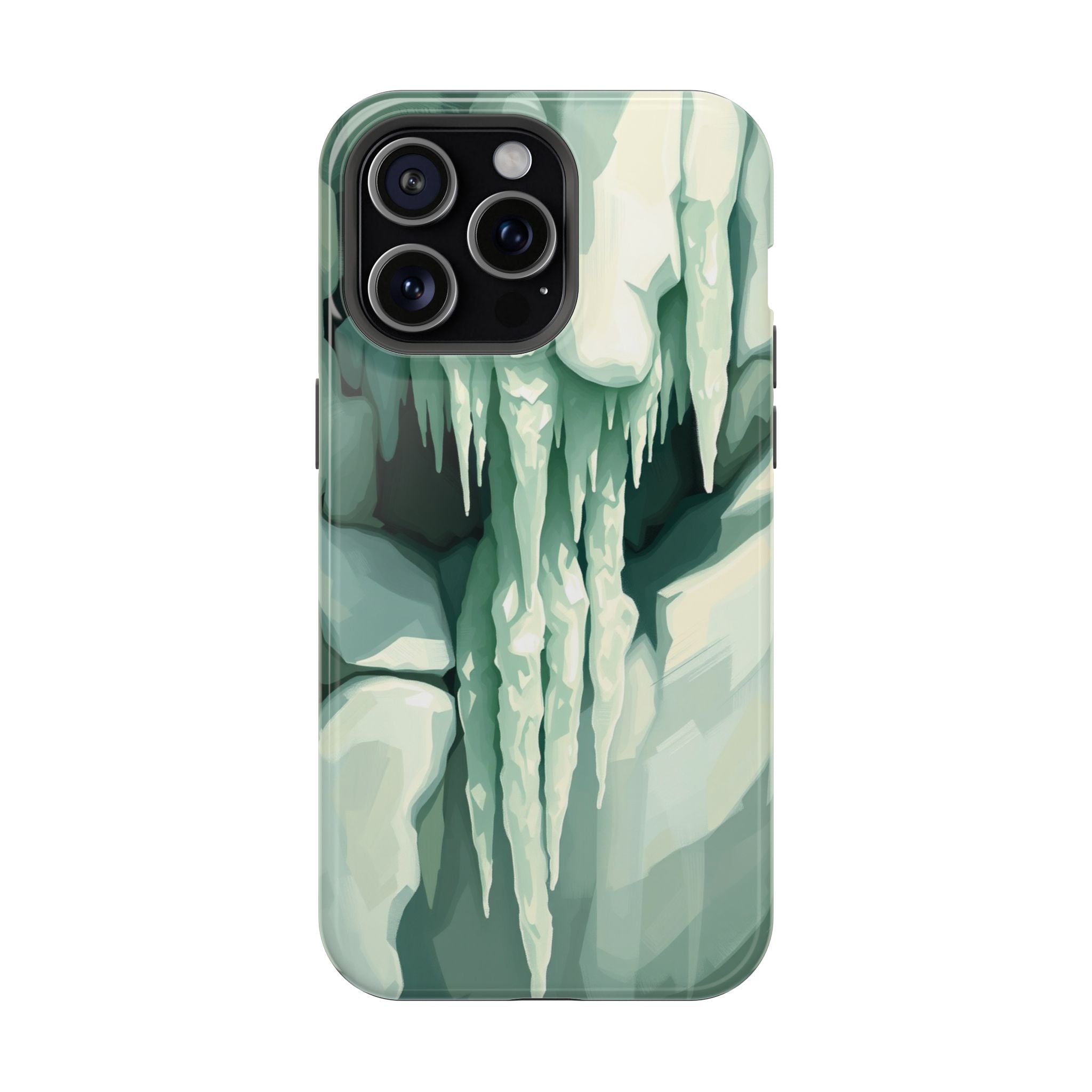 iPhone Earthy Icicle Formation Design Slim Everyday Designer Case · iPhone Case