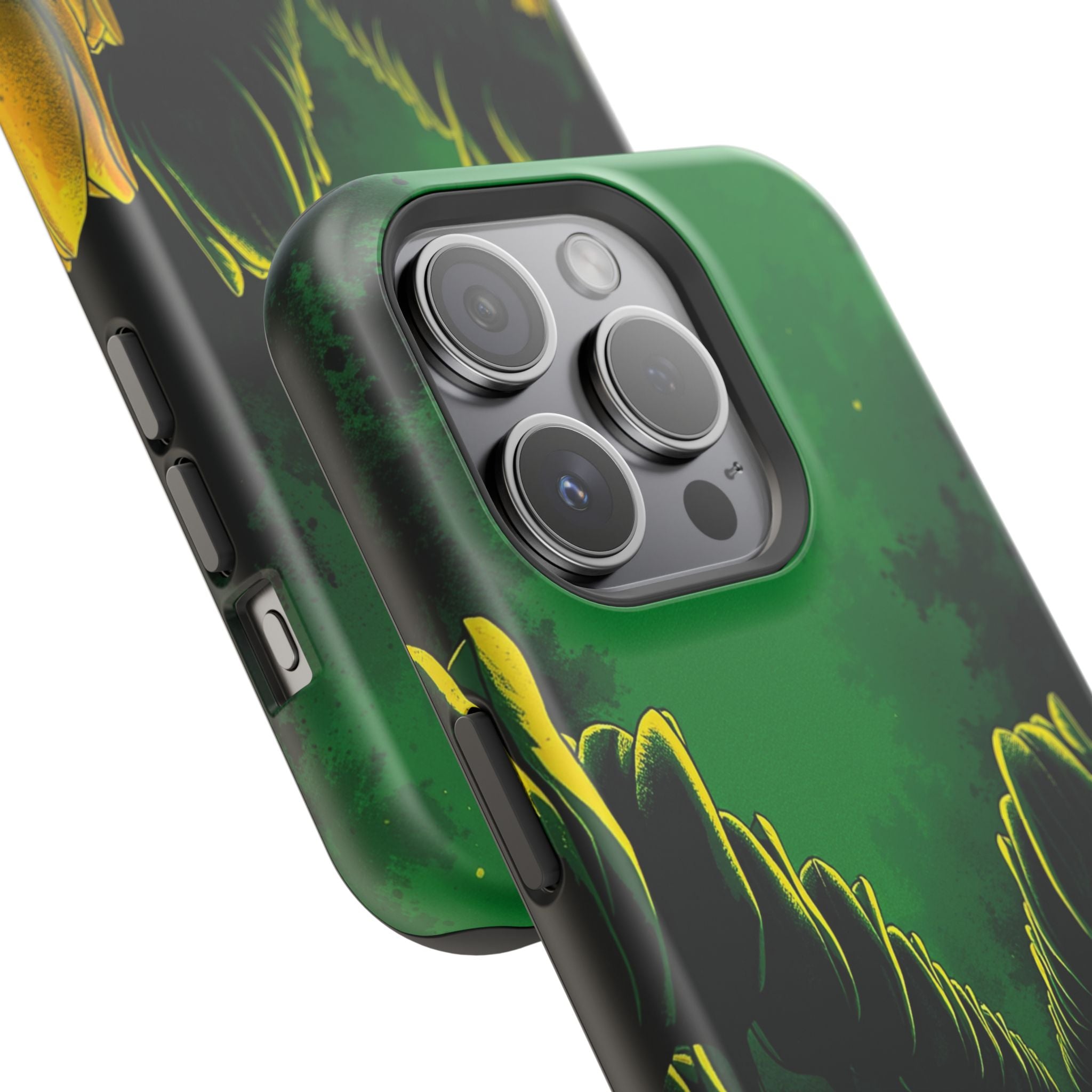 iPhone Tulip Row Emerald Green And Gold Slim Snap Case · iPhone Case