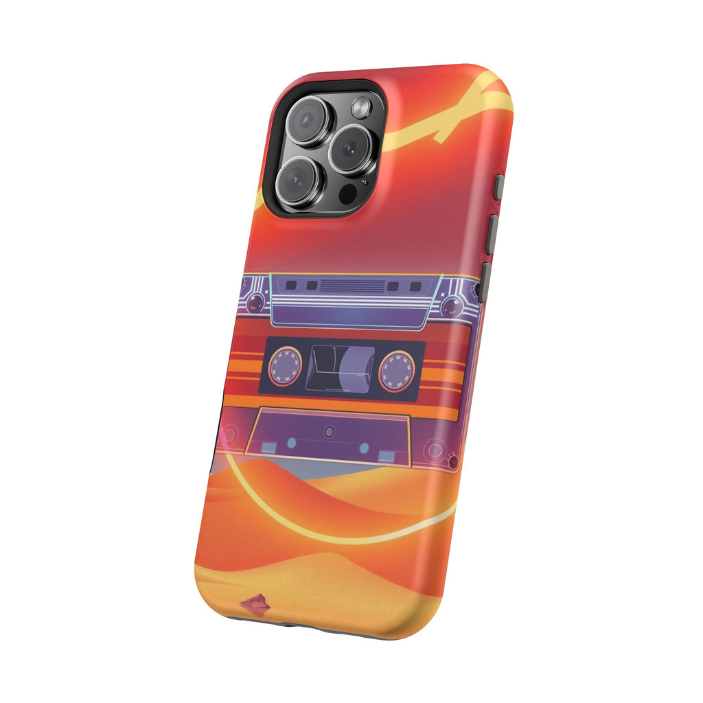iPhone Cassette Tape Rewind Bold Art Slim Everyday Designer Case · iPhone Case