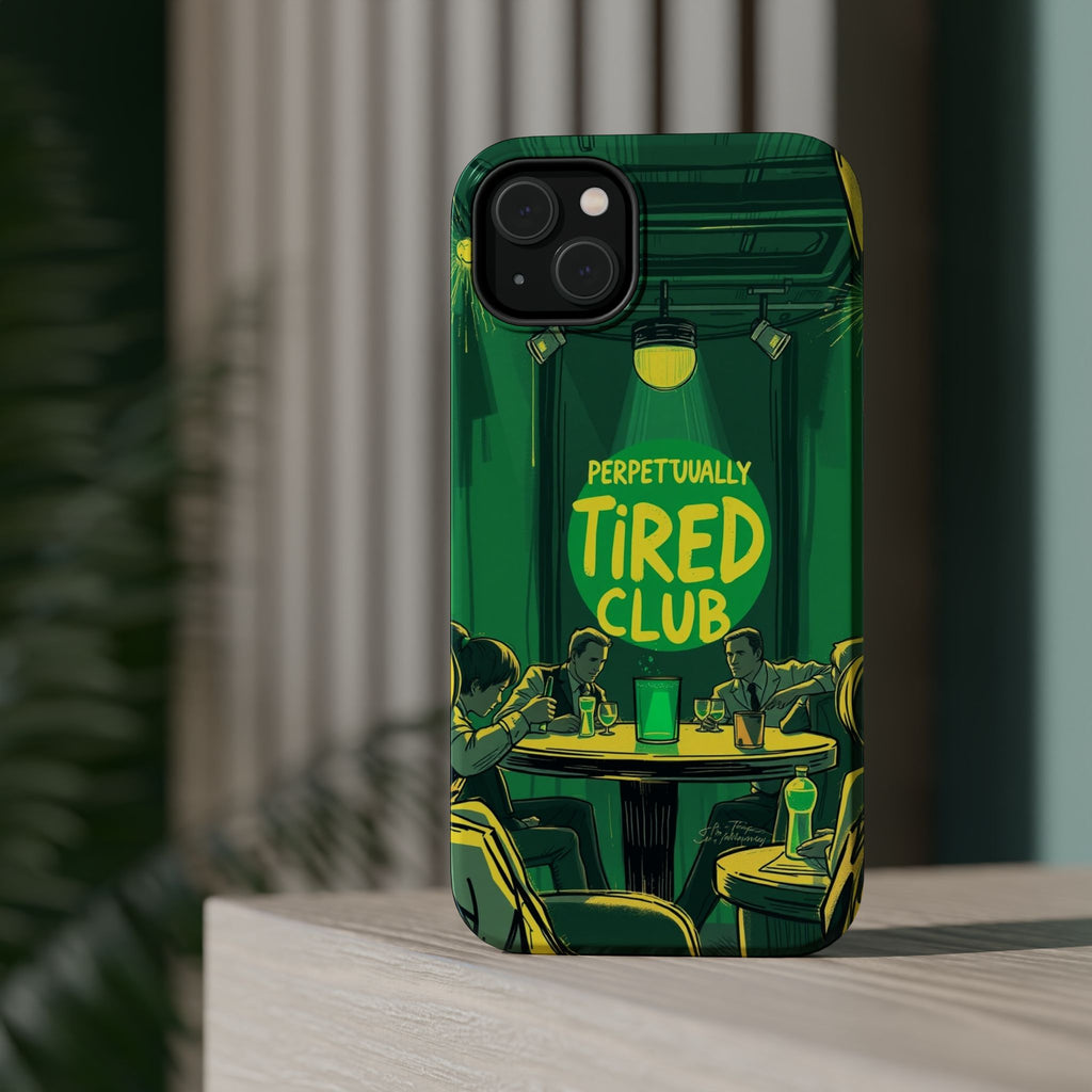iPhone Radiant Perpetually Tired Club Design Slim Everyday Designer Case · iPhon