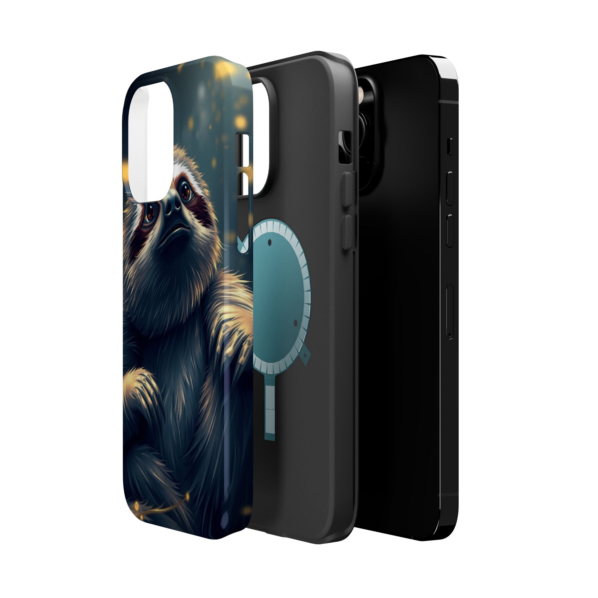iPhone Vibrant Cozy Sloth Mode Design Slim Everyday Designer Case · iPhone Case