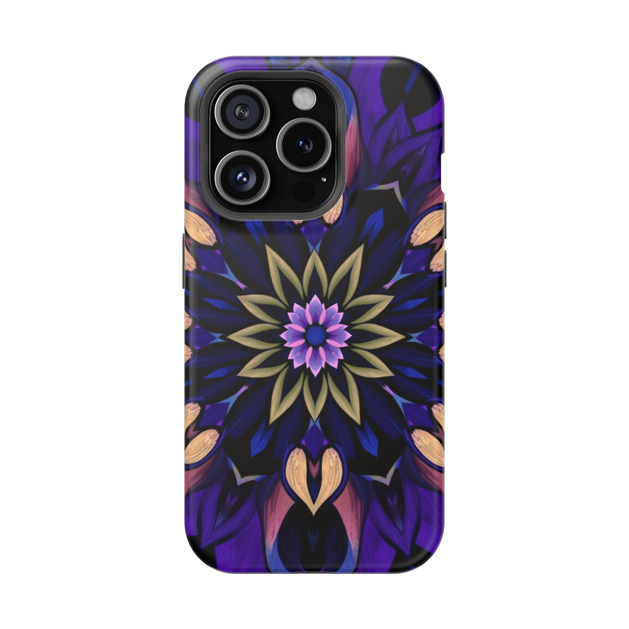 iPhone Floral Mandala Mystic Art Bold Modern Everyday Snap Case · iPhone Case
