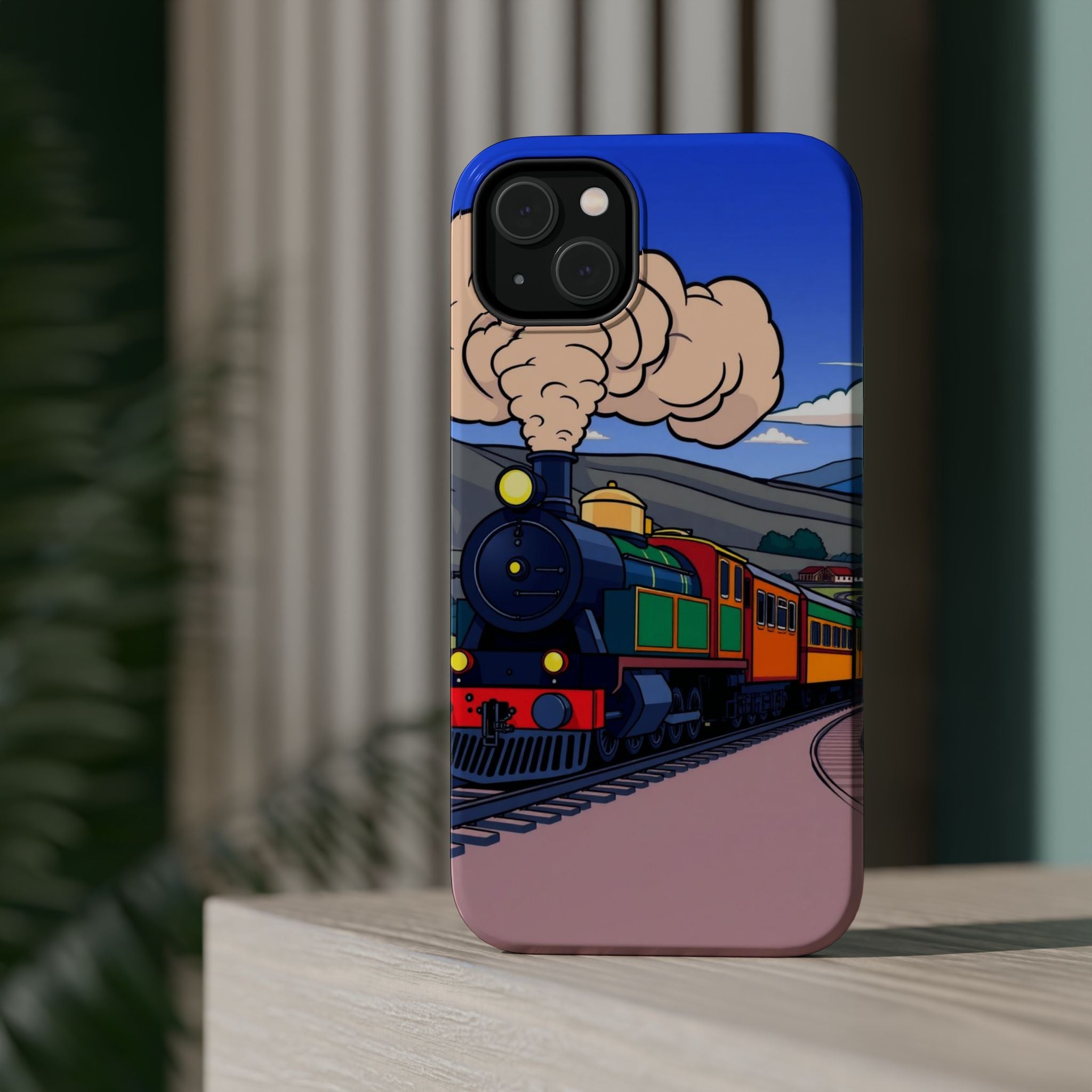 iPhone Steam Locomotive Puff Kids Fun iPhone Phone Case Gift Slim · iPhone Case