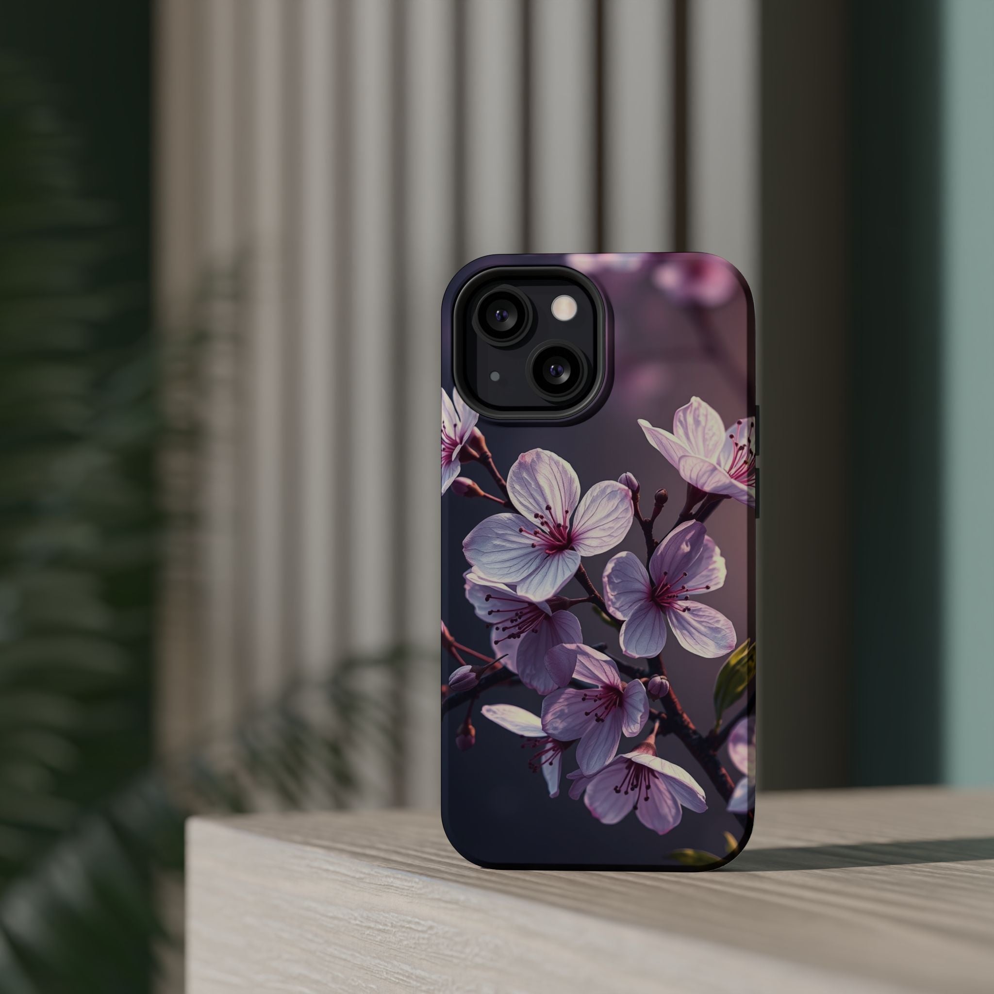 iPhone Cherry Blossom Enchanted Art Artistic Everyday Cas Slim Snap Case · iPhon