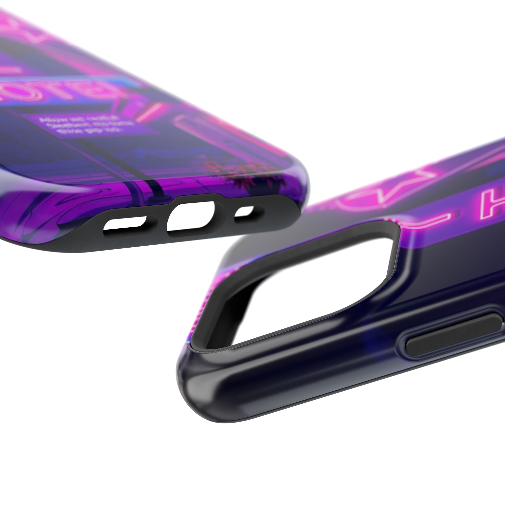 iPhone Neon Sign Motel Enchanted Art Slim Everyday Designer Case · iPhone Case