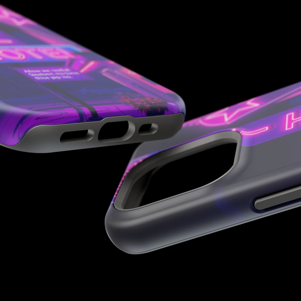 iPhone Neon Sign Motel Enchanted Art Slim Everyday Designer Case · iPhone Case