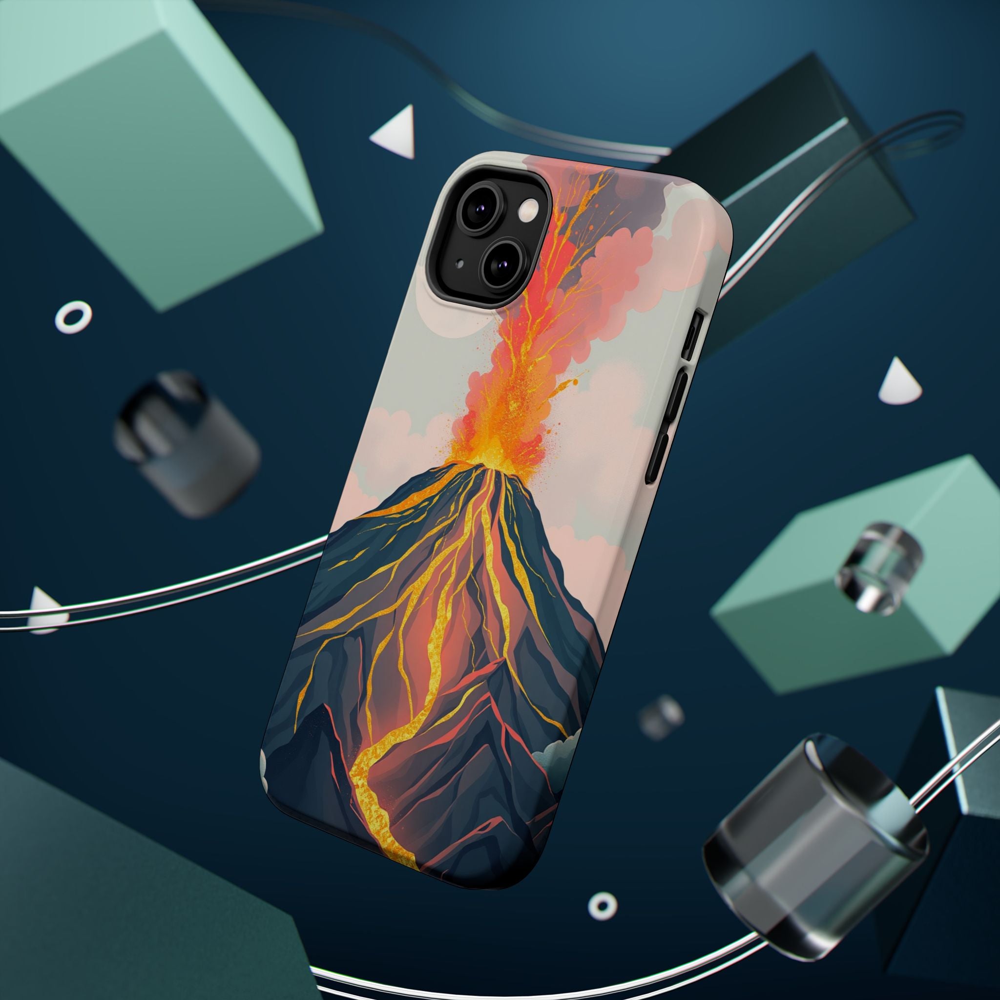 iPhone Volcanic Eruption Gold Foil Luxury Slim iPhone Everyday Designer · iPhone