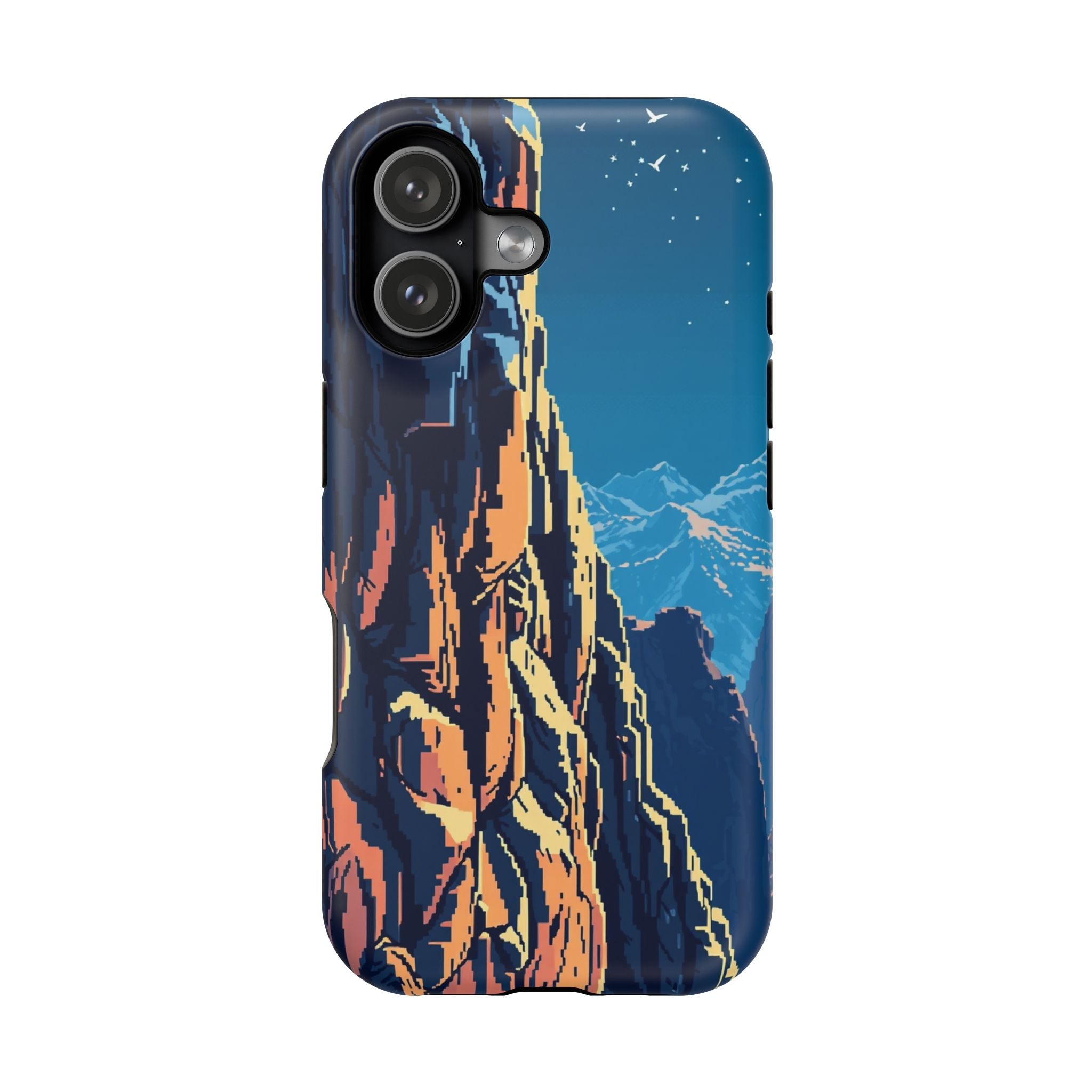 iPhone Midnight Blue And Silver Canyon Wall Slim iPhone Everyday · iPhone Case