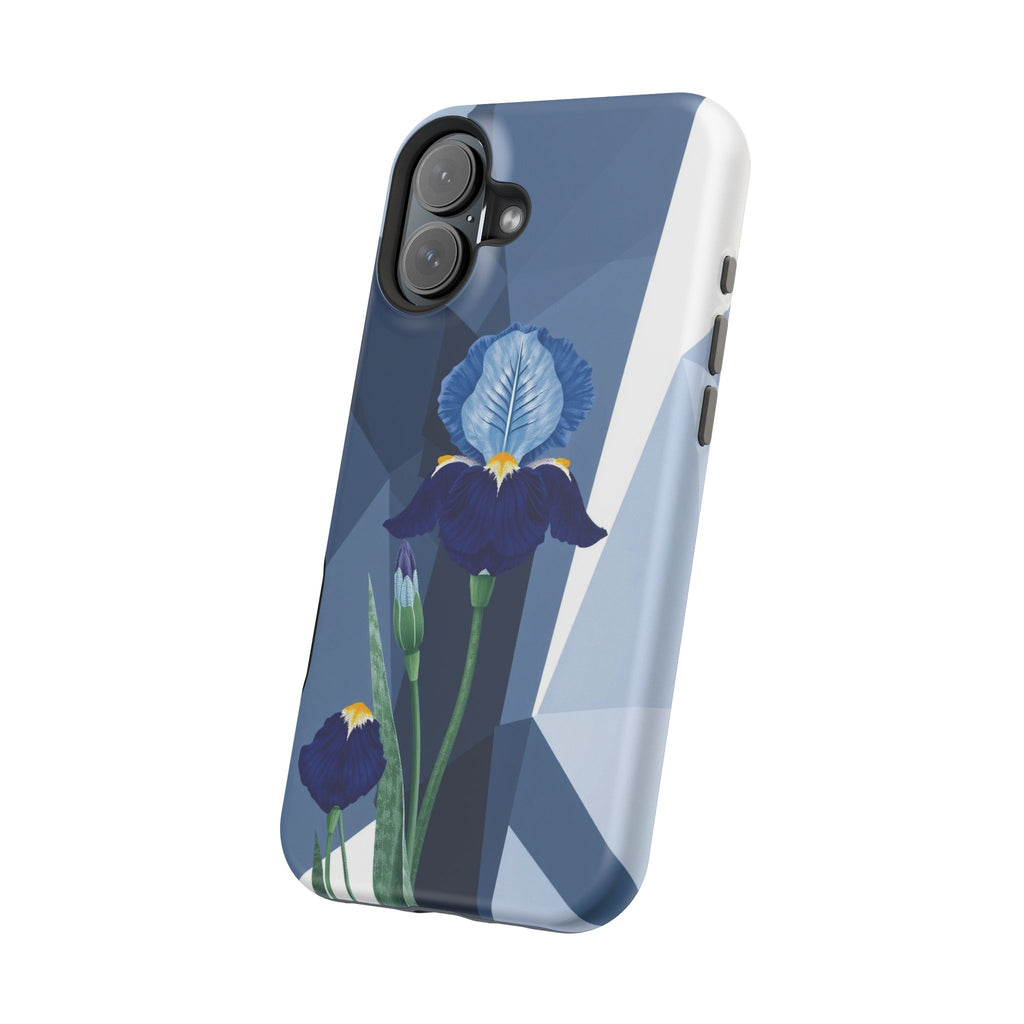 iPhone Earthy Iris Garden Design Bold Modern Everyday Snap Case · iPhone Case
