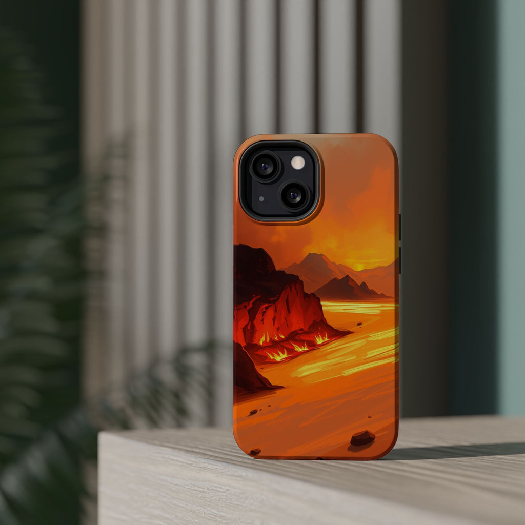 iPhone Burnt Orange And Sand Wildfire Glow Slim iPhone Everyday · iPhone Case