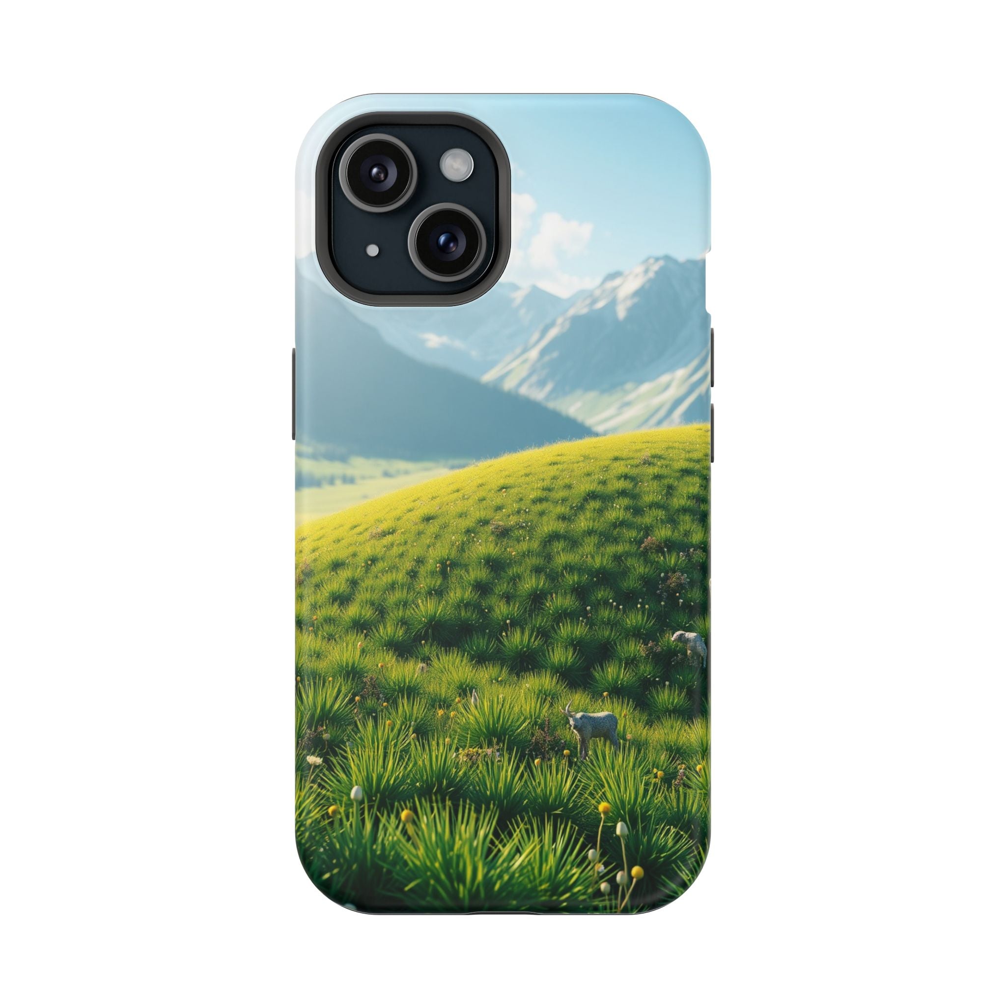 iPhone Vibrant Alpine Meadow Design Slim Everyday Designer Case · iPhone Case