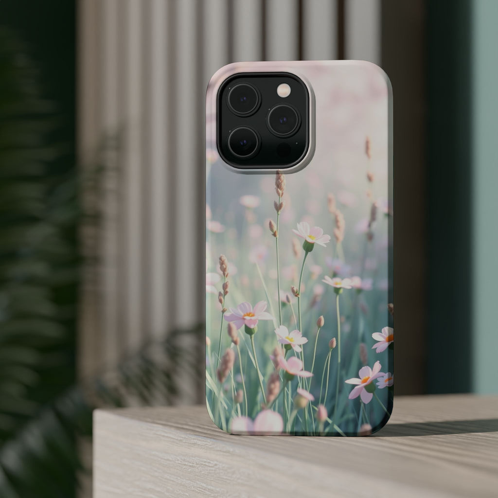 iPhone Spring Meadow Pastel Kawaii Bold Modern Everyday Snap Case · iPhone Case