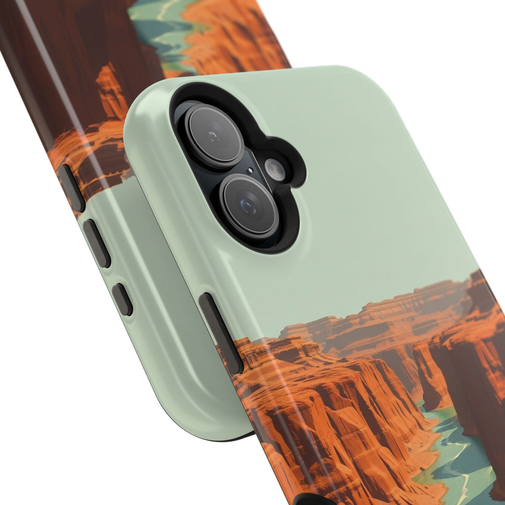 iPhone Burnt Orange And Sand River Canyon Slim iPhone Everyday Designer · iPhone