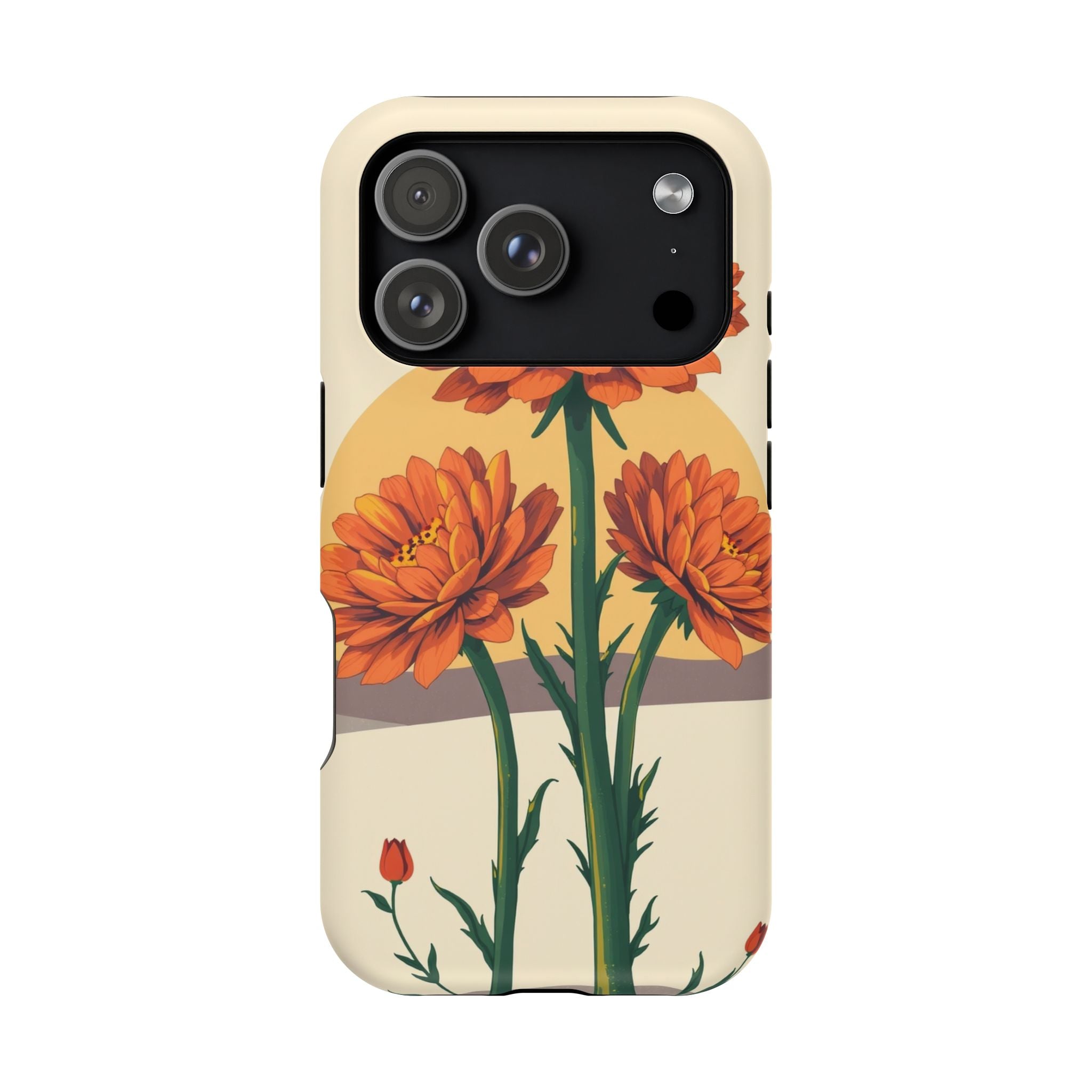 iPhone Ranunculus Stack Bold Art Bold Modern Everyday Snap Case · iPhone Case
