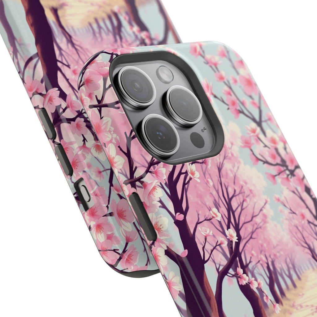 iPhone Rose Pink And Cream Blossom Trail Slim Everyday iPhone Designer · iPhone