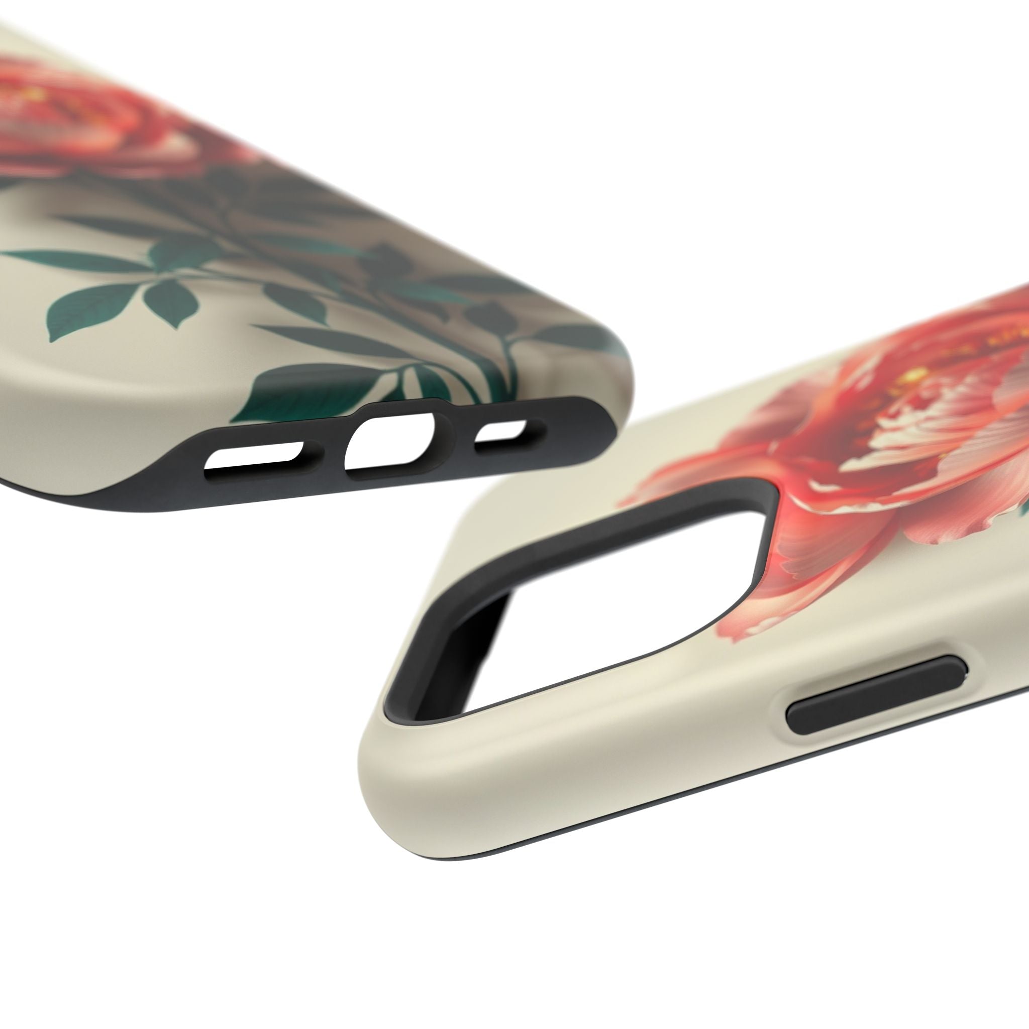 iPhone Emerald Green And Gold Peony Bouquet Slim iPhone Everyday · iPhone Case