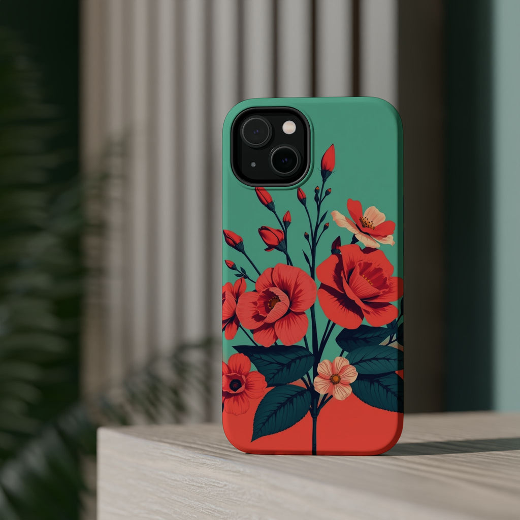 iPhone Pin-up Floral Cinematic Art Bold Modern Everyday Snap Case · iPhone Case