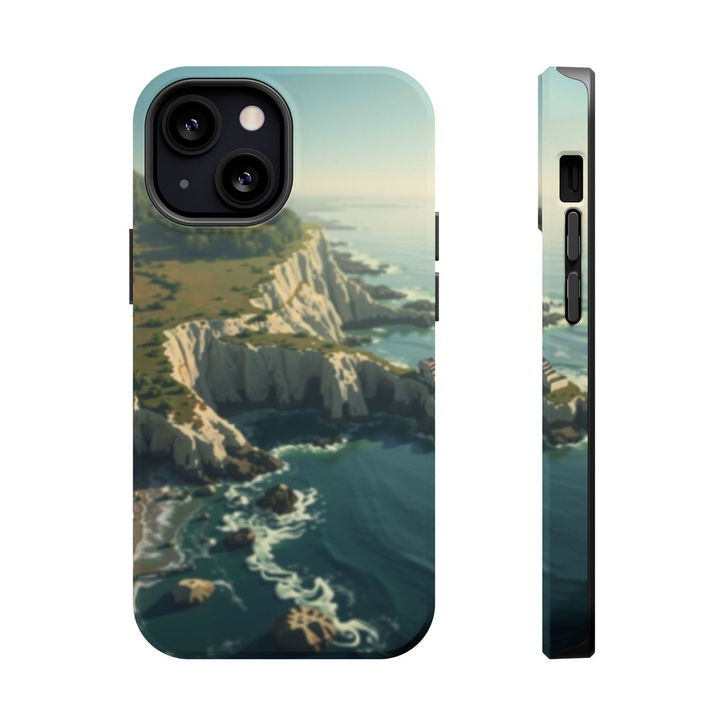 iPhone Shoreline Aerial Mystic Art Bold Modern Everyday Snap Case · iPhone Case