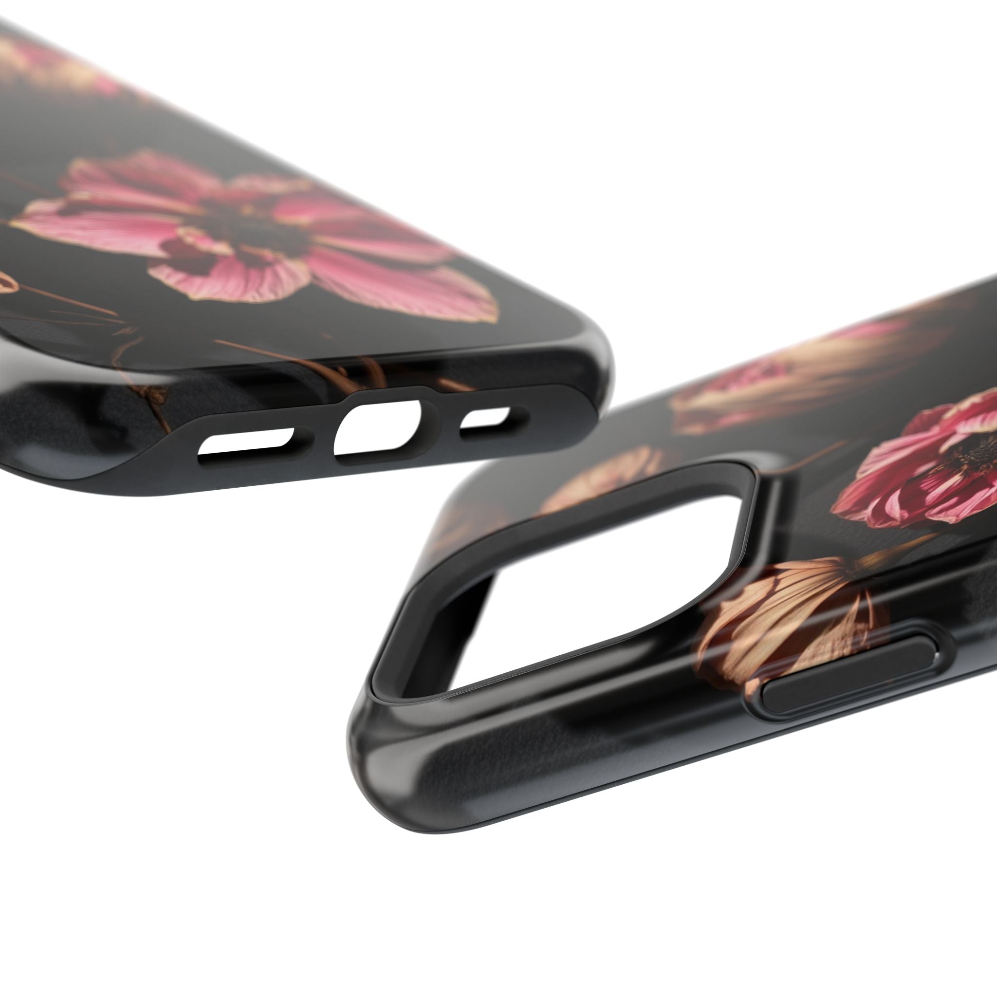 iPhone Dried Flower Flat Lay Electric Art Slim Snap Case · iPhone Case