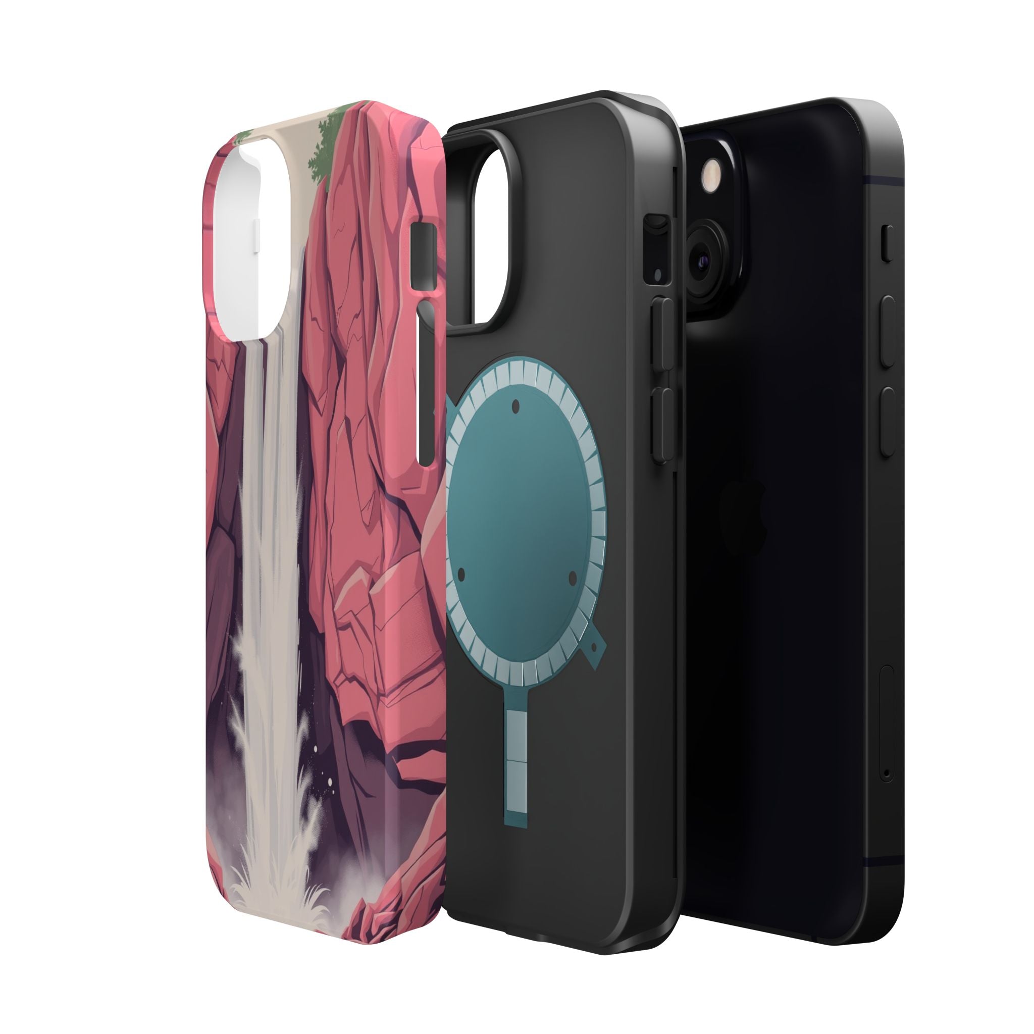 iPhone Radiant Waterfall Mist Design Slim Everyday iPhone 16 Designer · iPhone C