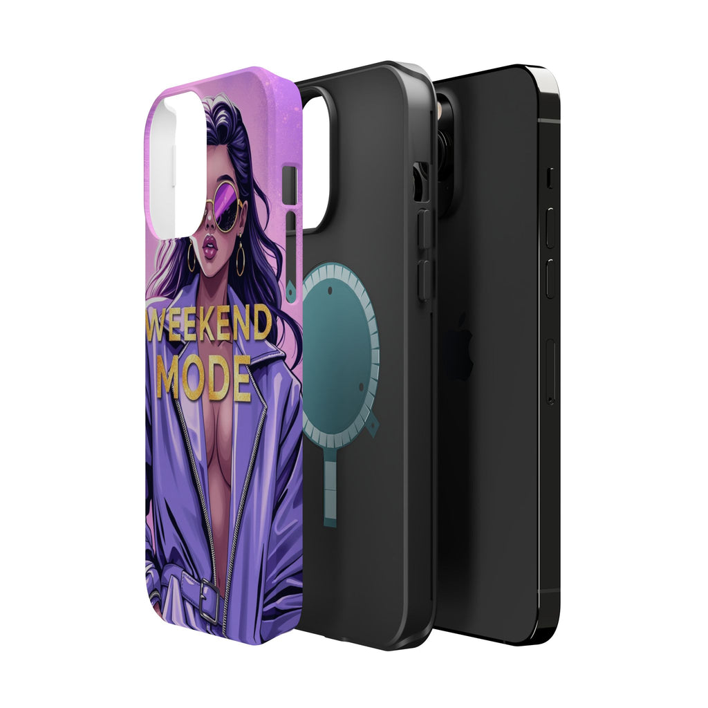 iPhone Lavender And Pearl Weekend Mode On Slim Everyday Designer Case · iPhone C