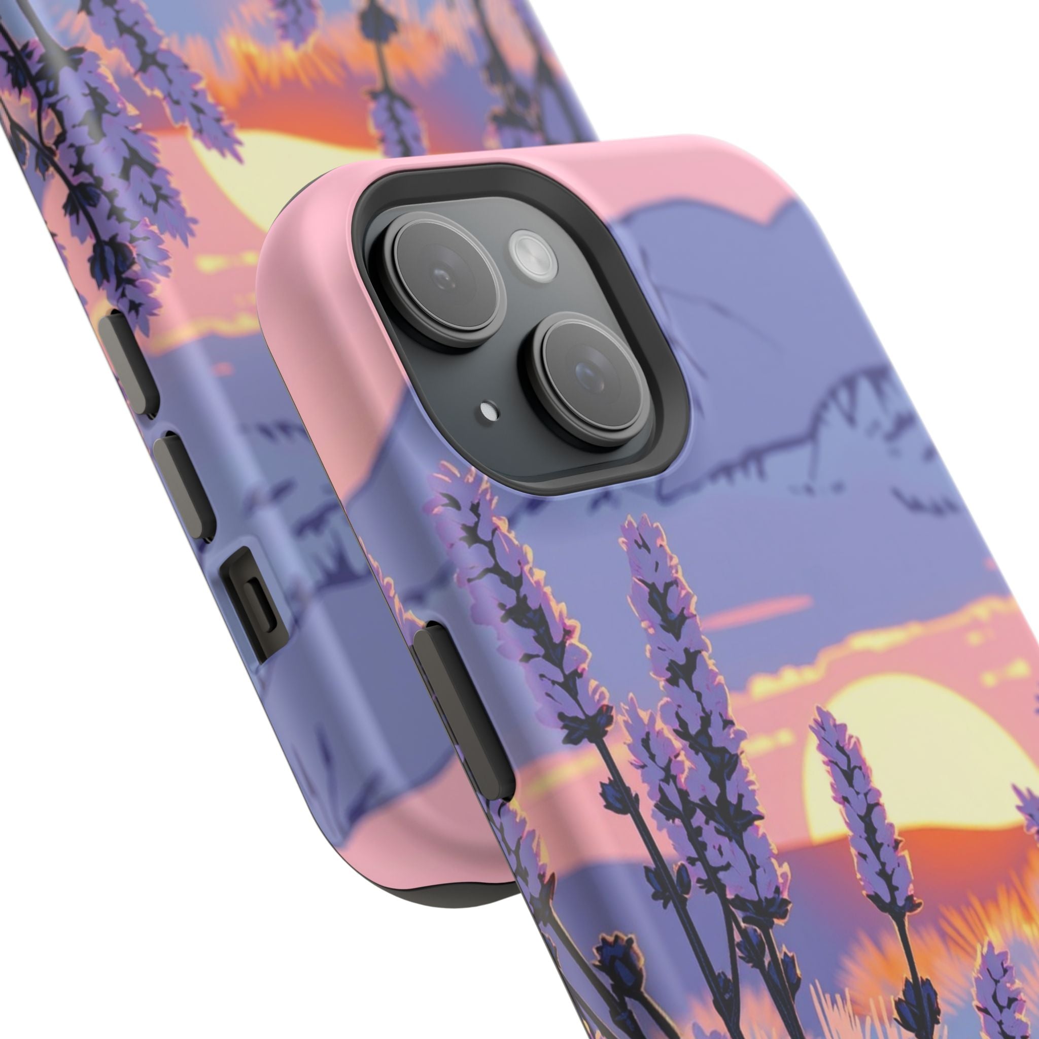 iPhone Mesa Sunset Hand-Drawn Sketch Slim Everyday Designer Case · iPhone Case