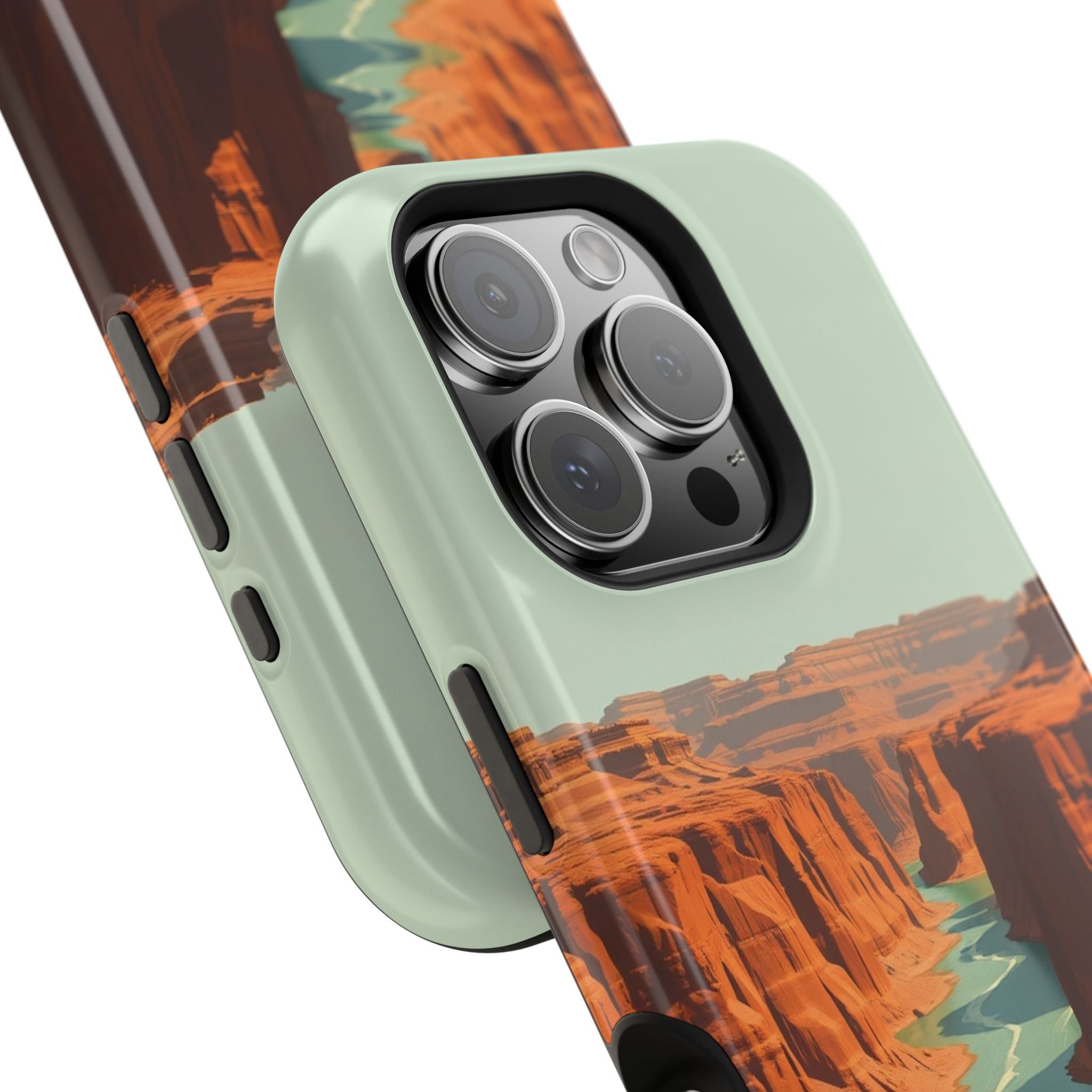 iPhone Burnt Orange And Sand River Canyon Slim iPhone Everyday Designer · iPhone
