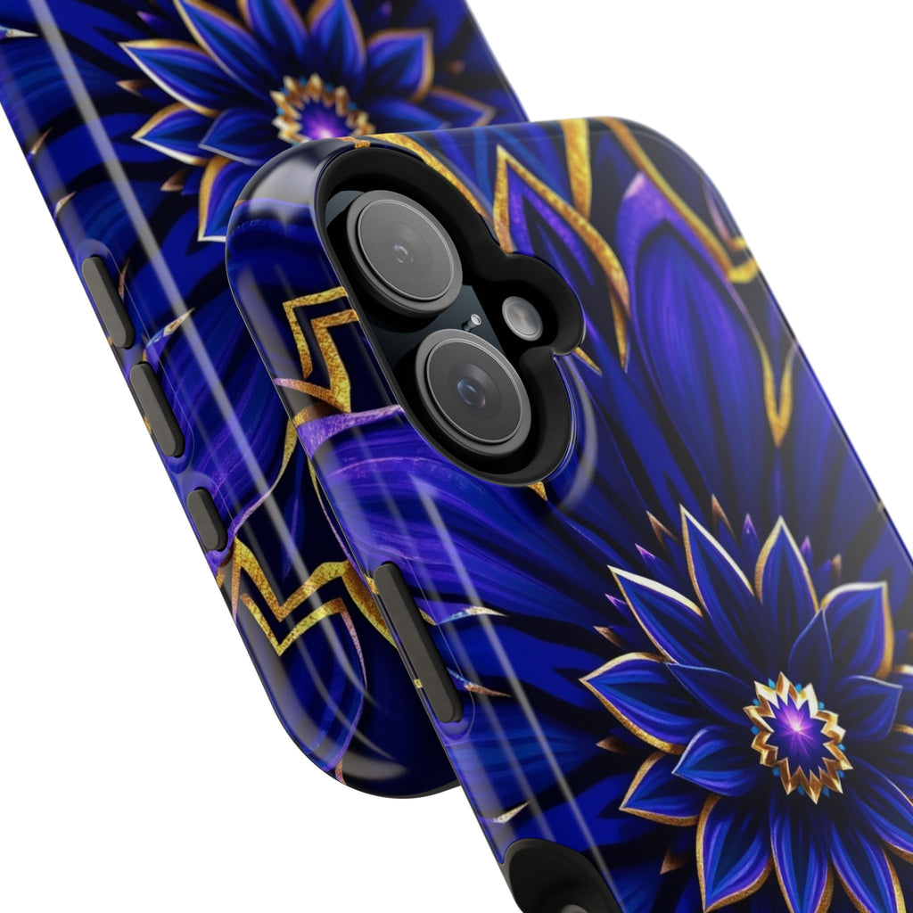 iPhone Floral Mandala Electric Art 14 Slim Everyday Designer Case · iPhone Case