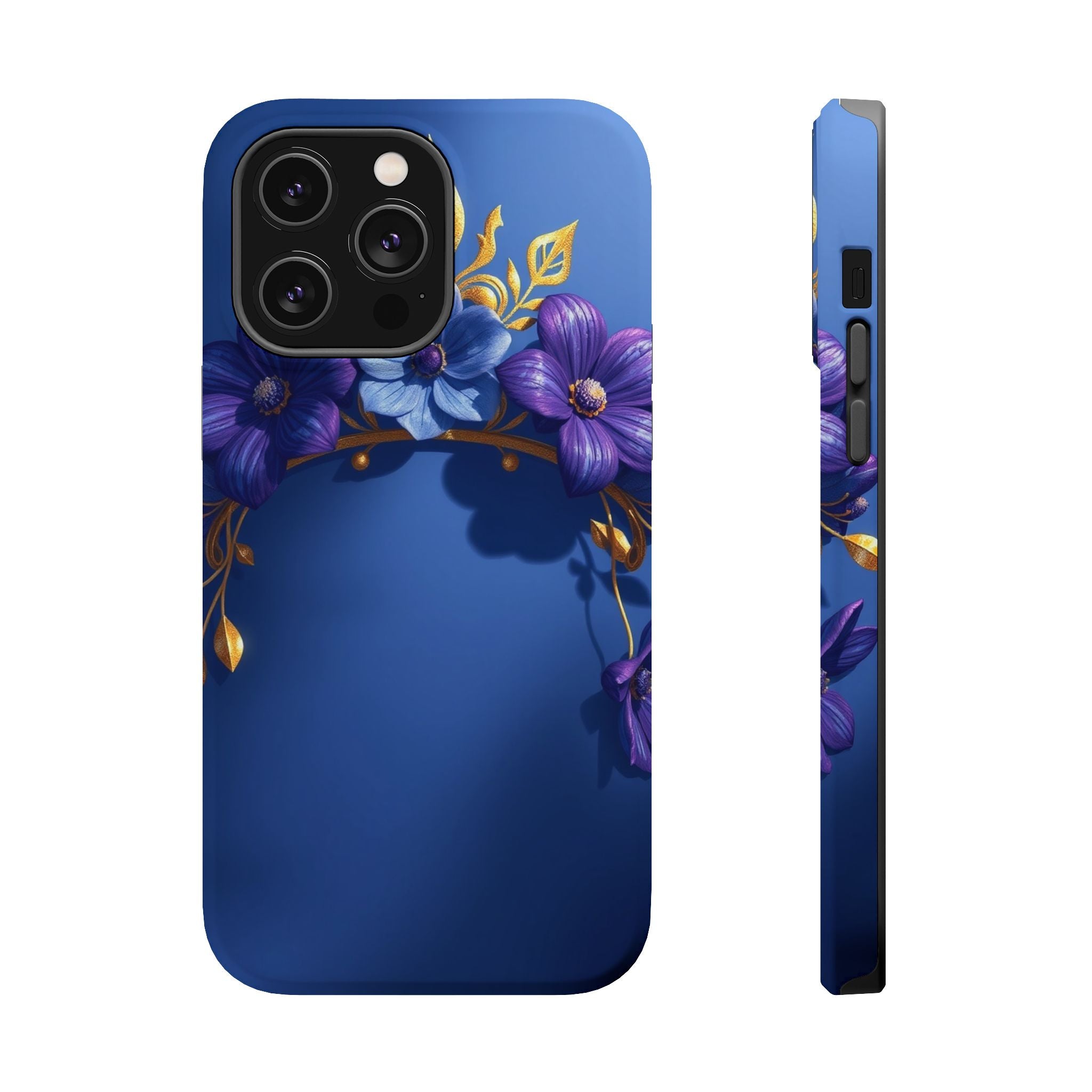 iPhone Vibrant Floral Crown Design 14 Slim Everyday Designer Case · iPhone Case