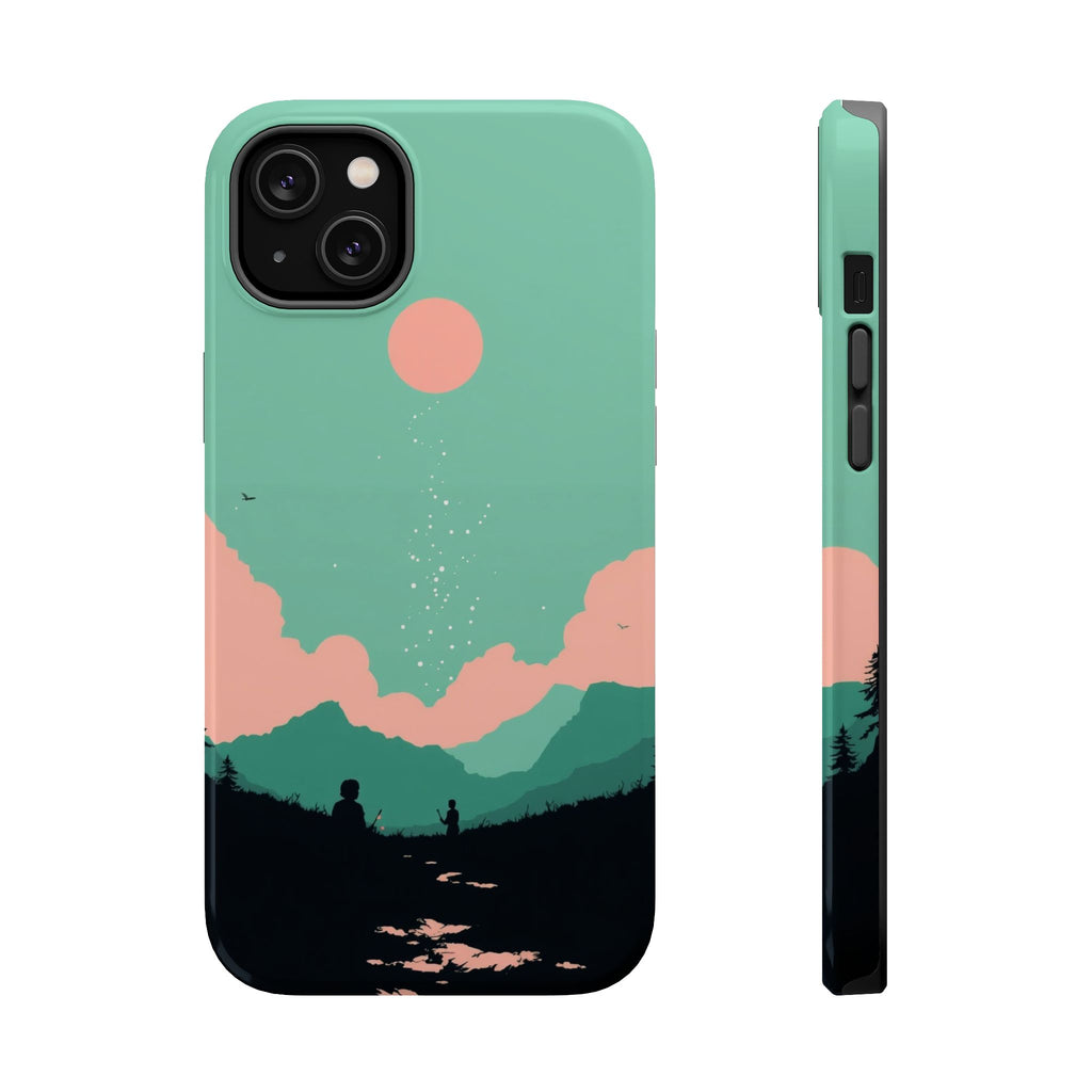 iPhone Magnetic Field Electric Art Bold Modern Everyday Snap Case · iPhone Case