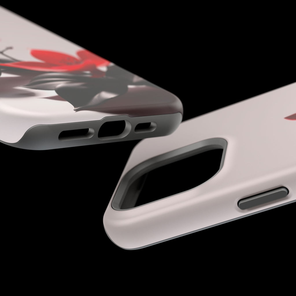iPhone Radiant Bloom and Leaf Design Slim Everyday Designer Case · iPhone Case