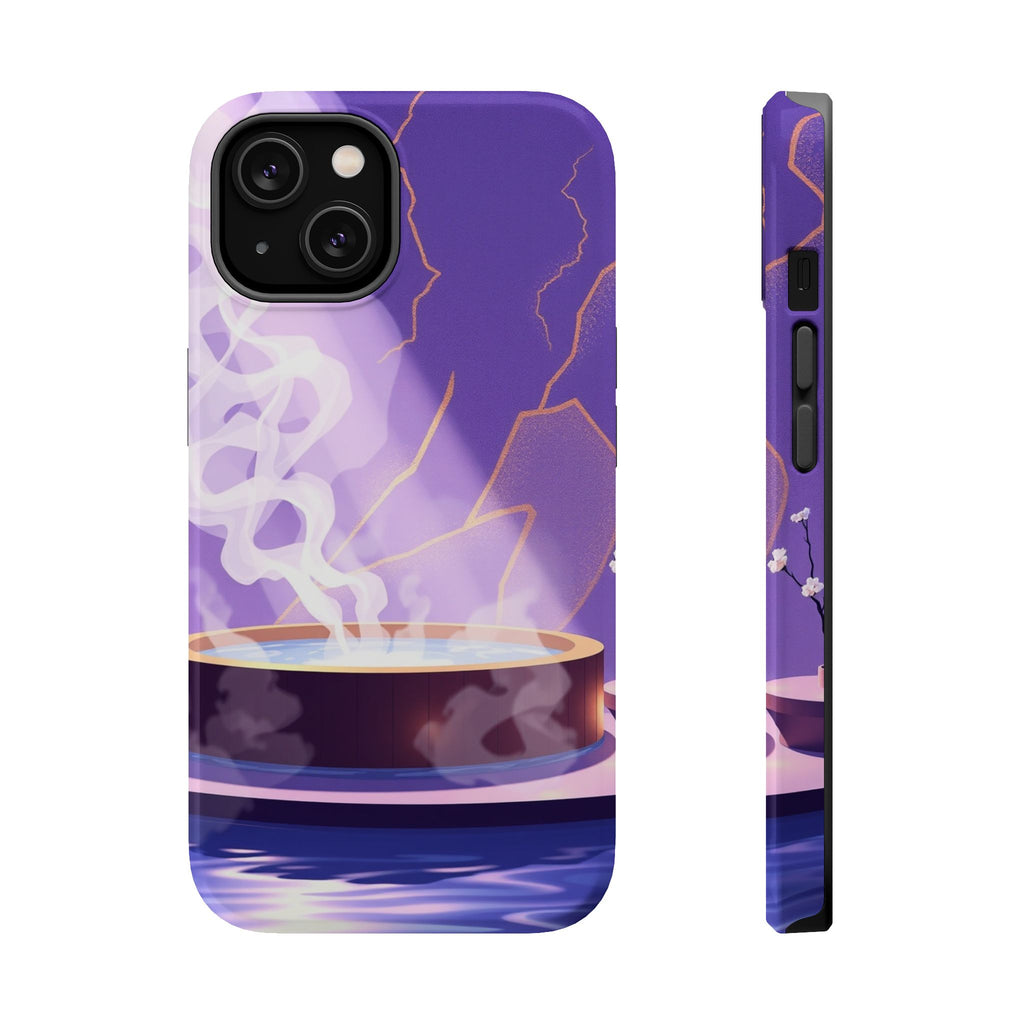 iPhone Hot Spring Steam Gold Foil Luxury Slim Everyday iPhone Designer · iPhone