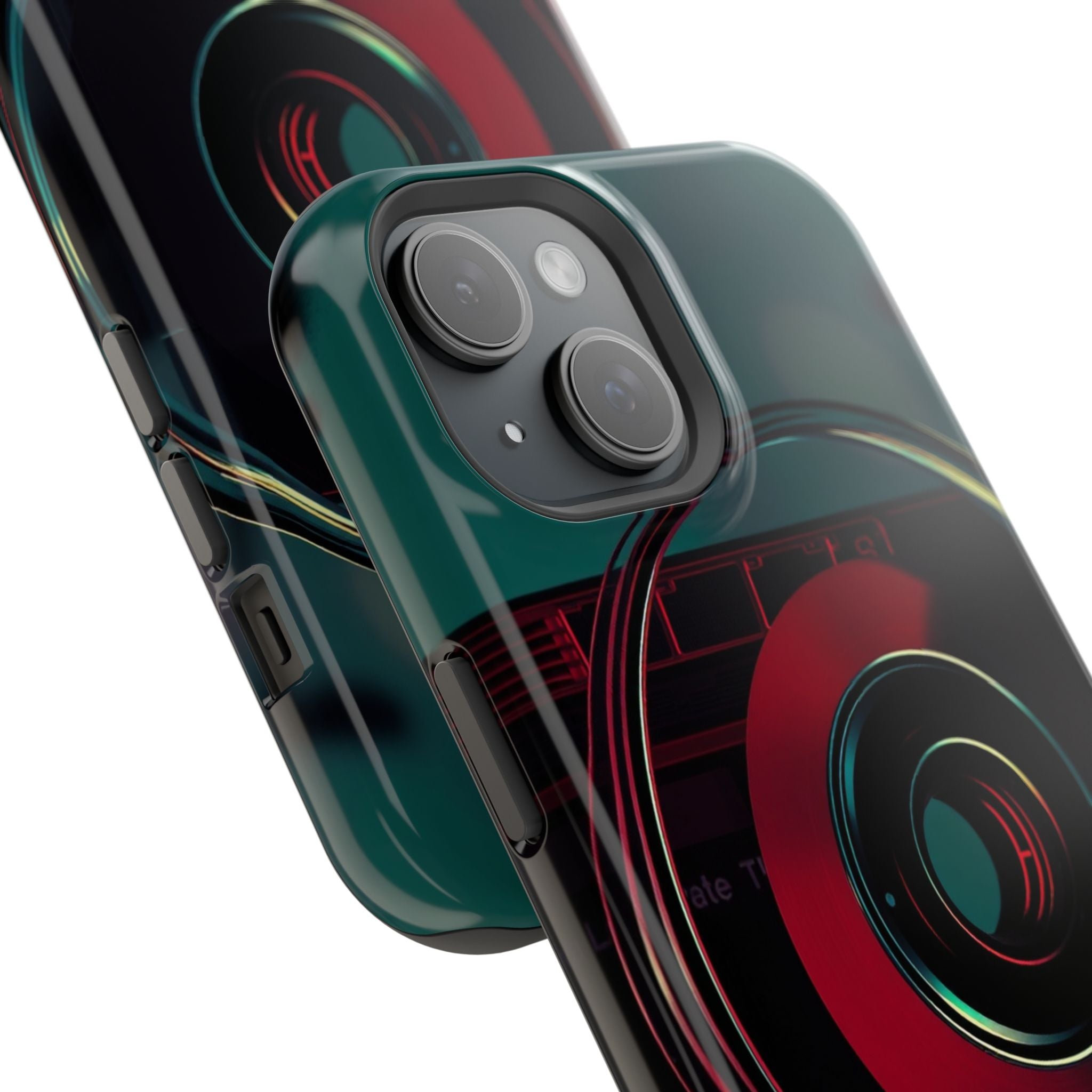 iPhone Vibrant Cassette Tape Rewind Design Slim Everyday Designer Case · iPhone