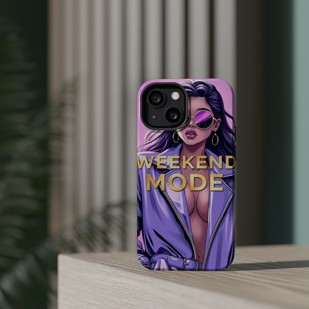 iPhone Lavender And Pearl Weekend Mode On Slim Everyday Designer Case · iPhone C