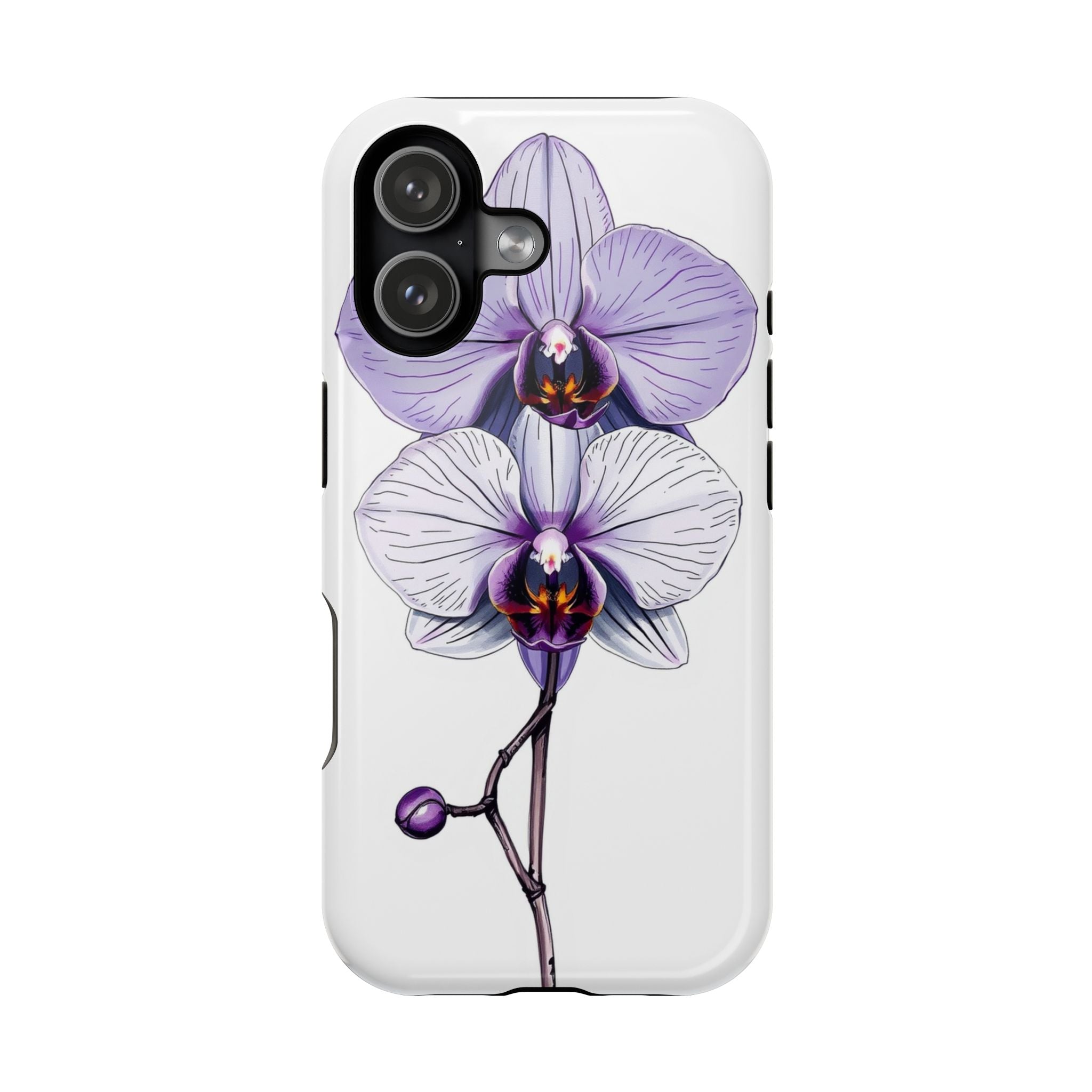 iPhone Orchid Study Hand-Drawn Sketch Slim Everyday Designer Case · iPhone Case