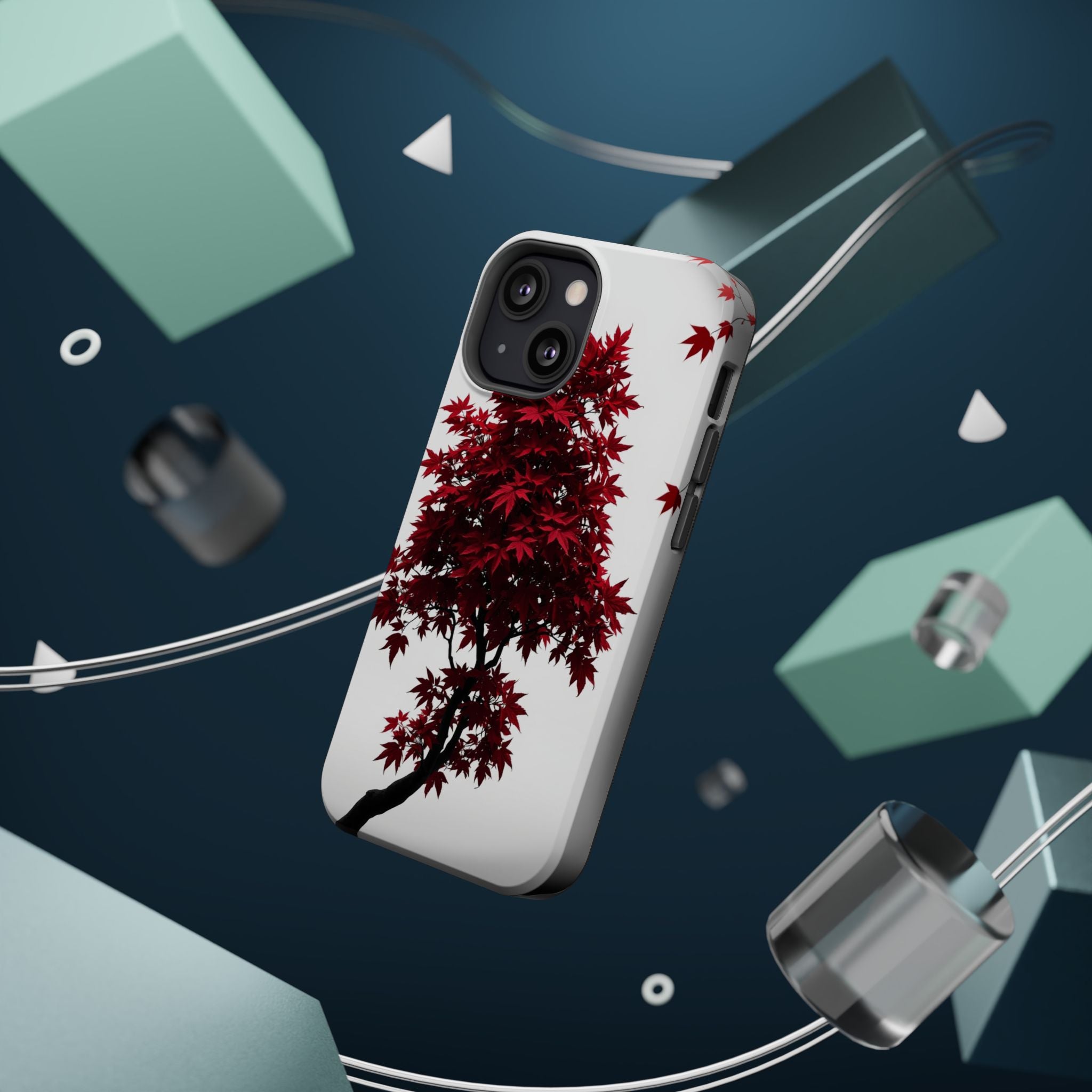 iPhone Autumn Maple 3D Digital Slim Everyday Designer Case · iPhone Case