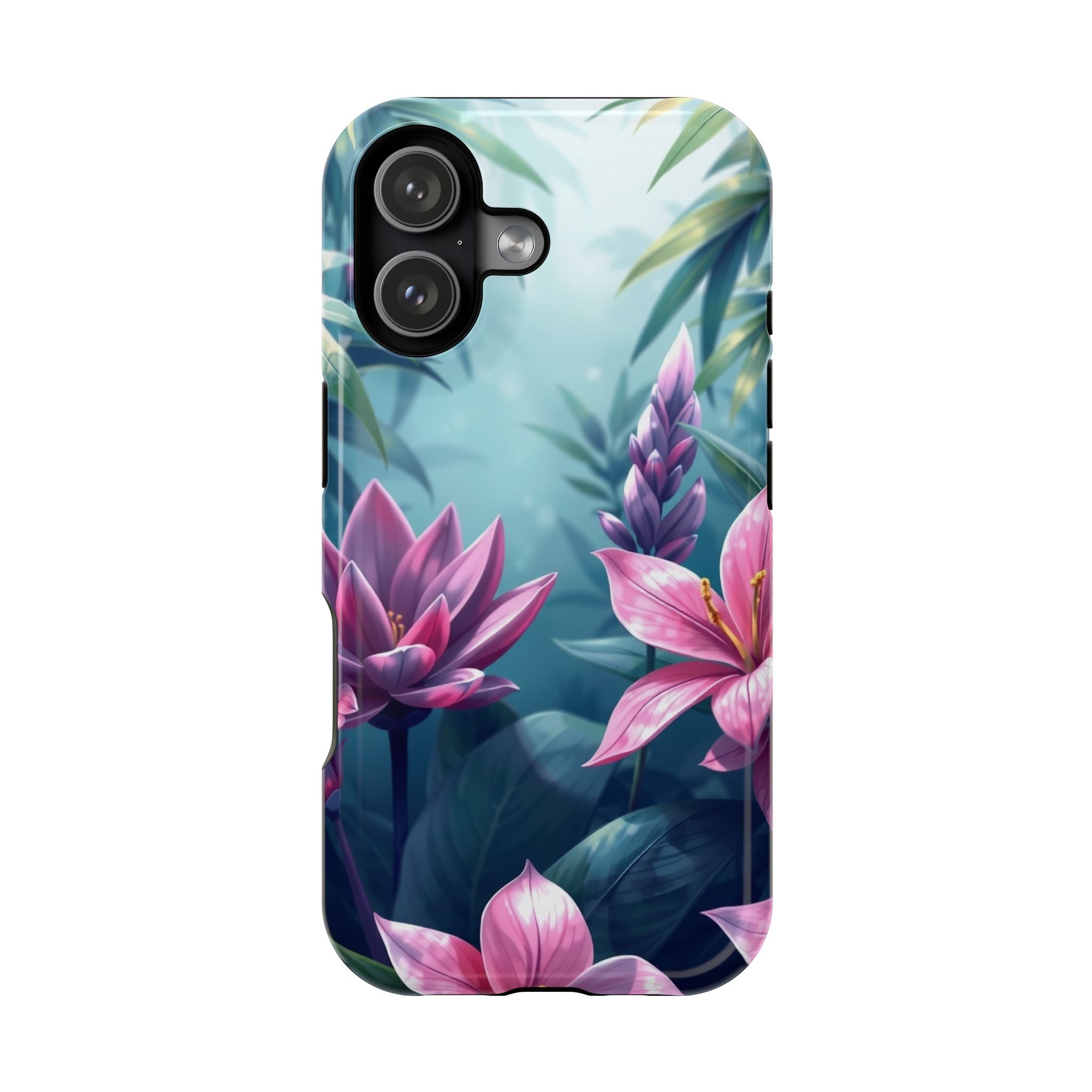 iPhone Indigo And Violet Jungle Floral Slim Everyday Designer Case · iPhone Case